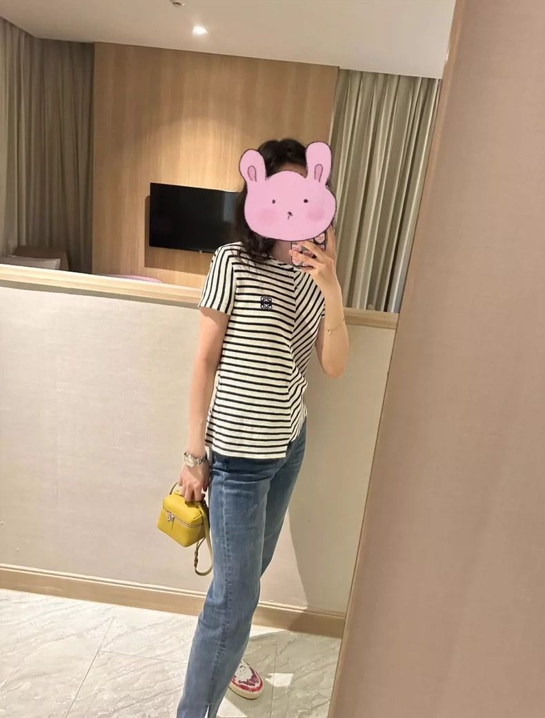 Loewe LOEWE Striped irregular t-shirt Size S / US 4 / IT 40 - 2 Thumbnail