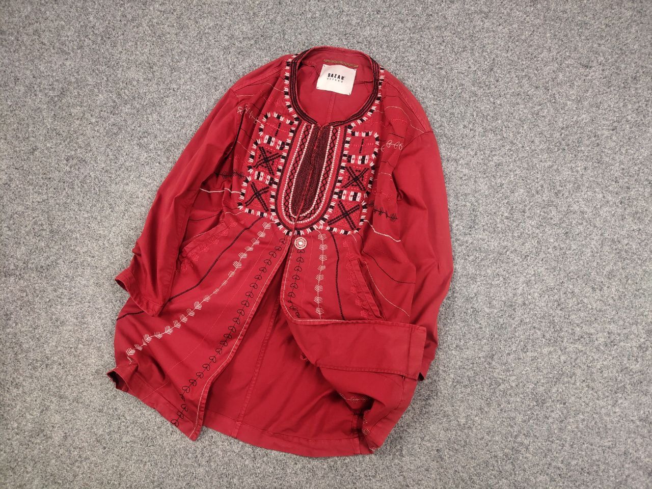 Other Bazar Deluxe Design embroidered logo Red Light Long Jacket Size M / US 6-8 / IT 42-44 - 3 Thumbnail