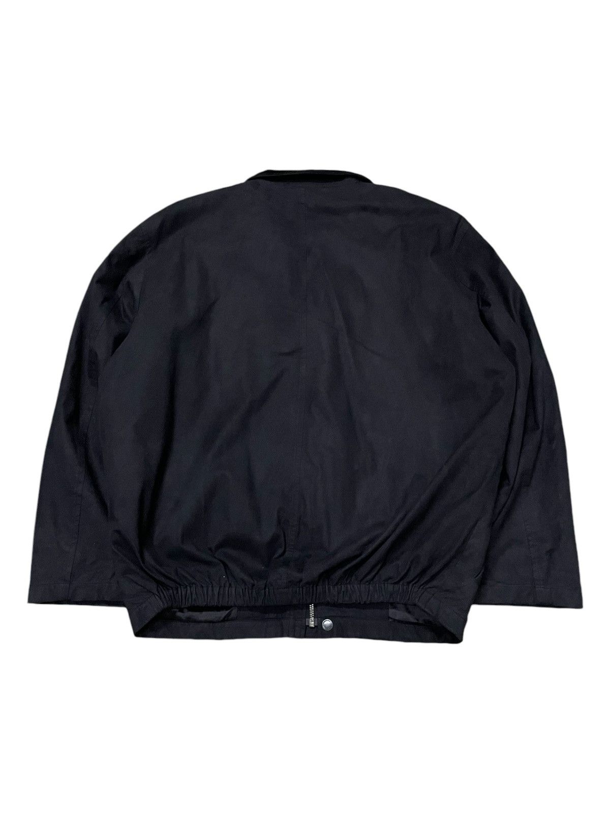 Burberry × Vintage Vintage Burberry Black Suede Jacket Size US L / EU 52-54 / 3 - 2 Thumbnail