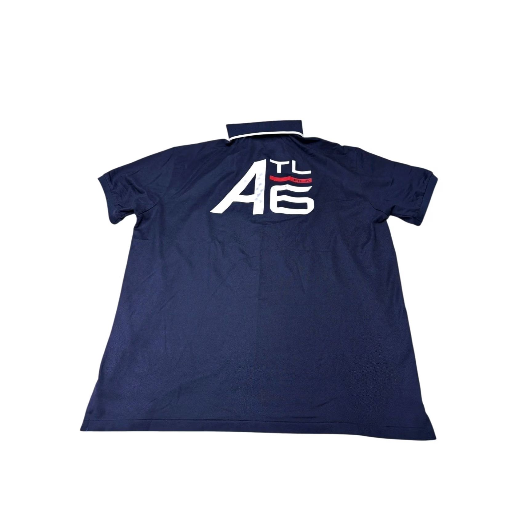 RLX Ralph Lauren RLX Ralph Lauren Racing Polo Shirt Navy Blue Women Large ATL A6 Graphic Logo Size L / US 10 / IT 46 - 7 Thumbnail