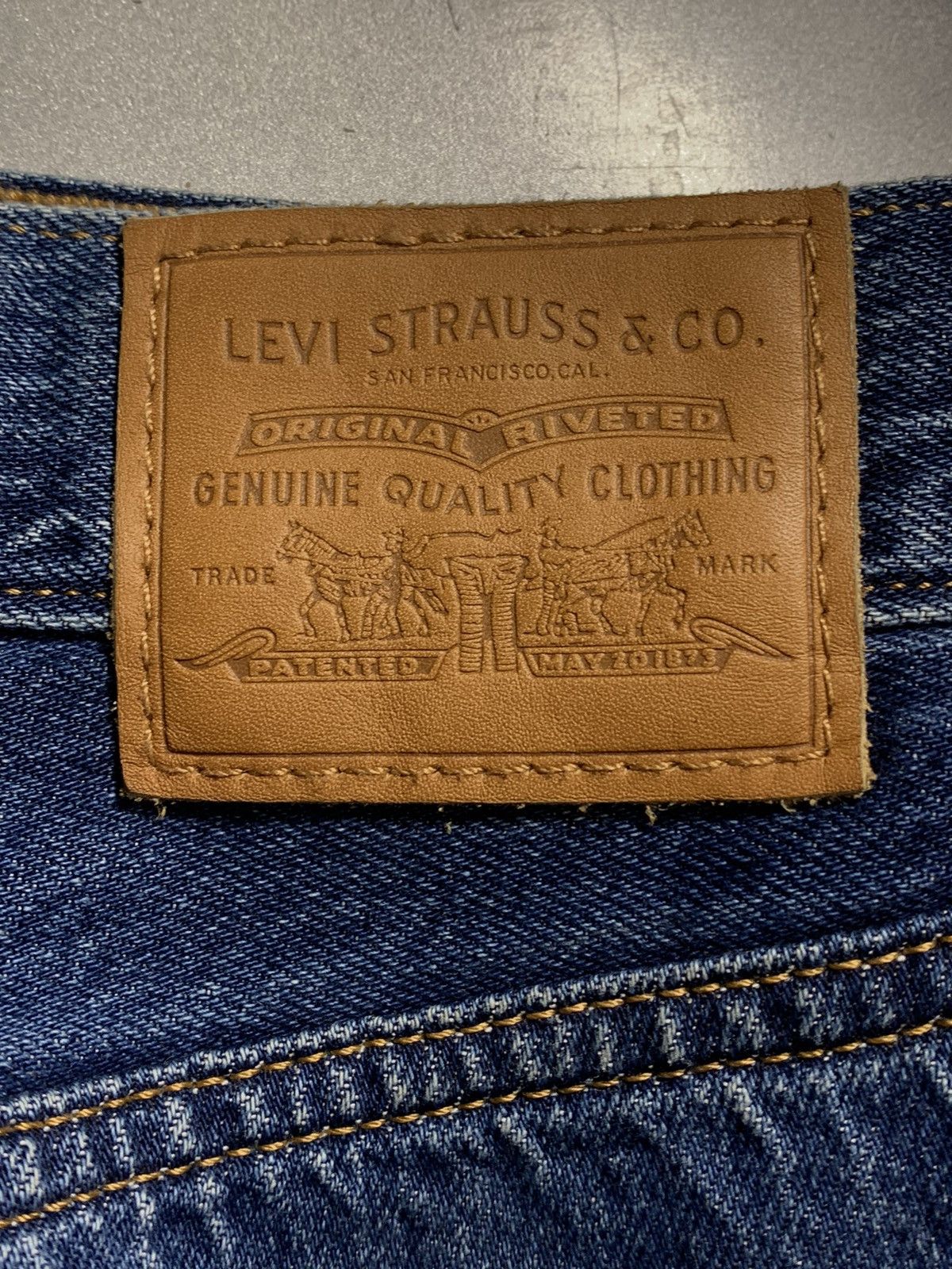 Japanese Brand × Levi's × Vintage Levi’s Premium Ribcage Straight Jeans 31x29 Size US 31 - 7 Thumbnail
