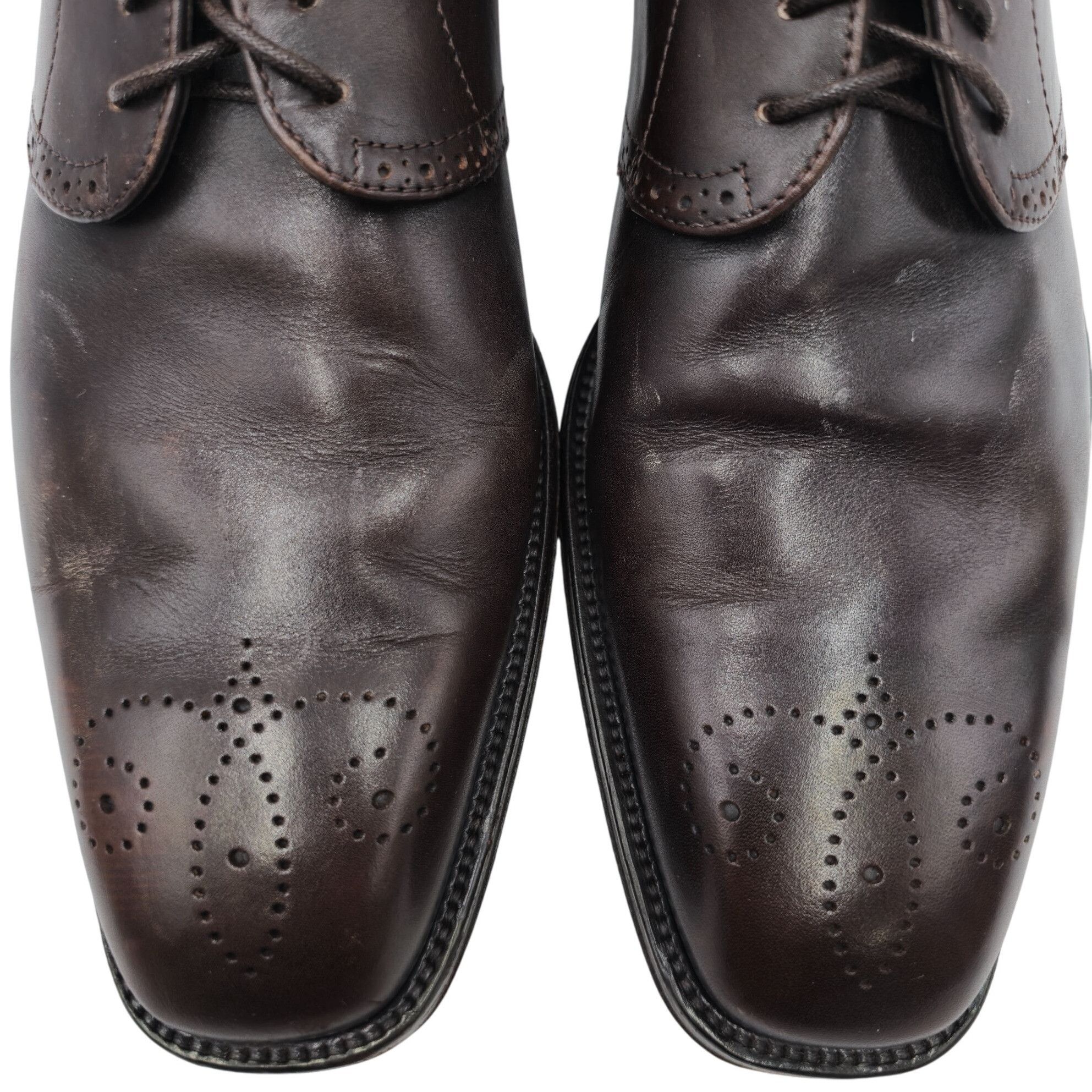 Bally Bally Switzerland Mens Size 10 Dark Brown Leather Dress Shoe Size US 10 / EU 43 - 9 Thumbnail