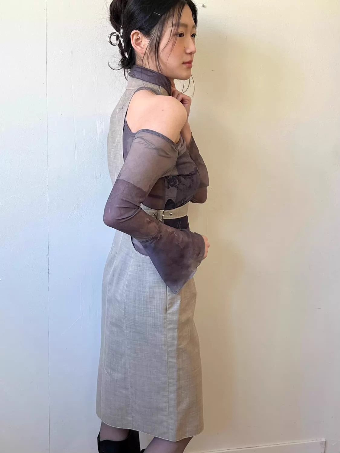 Jean Paul Gaultier Jean Paul Gaultier Vintage Deconstructed A-Garde Dress Size S / US 4 / IT 40 - 4 Thumbnail
