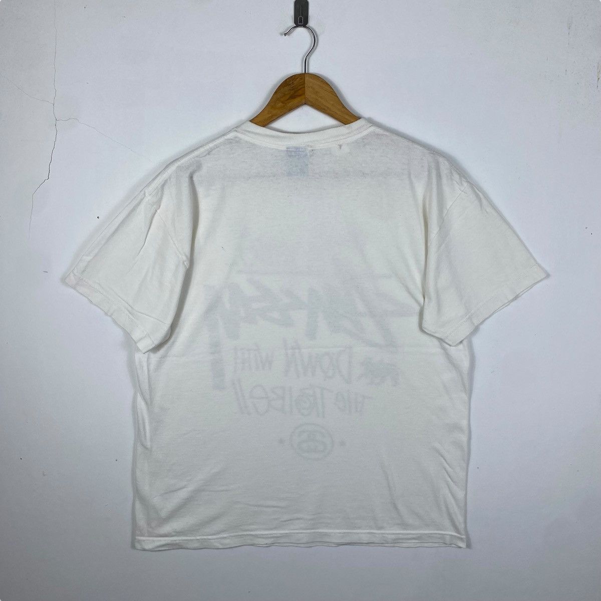 Stussy Vintage 00's STUSSY Down With The Tribe Graphic Tee Shirt Size US L / EU 52-54 / 3 - 4 Thumbnail