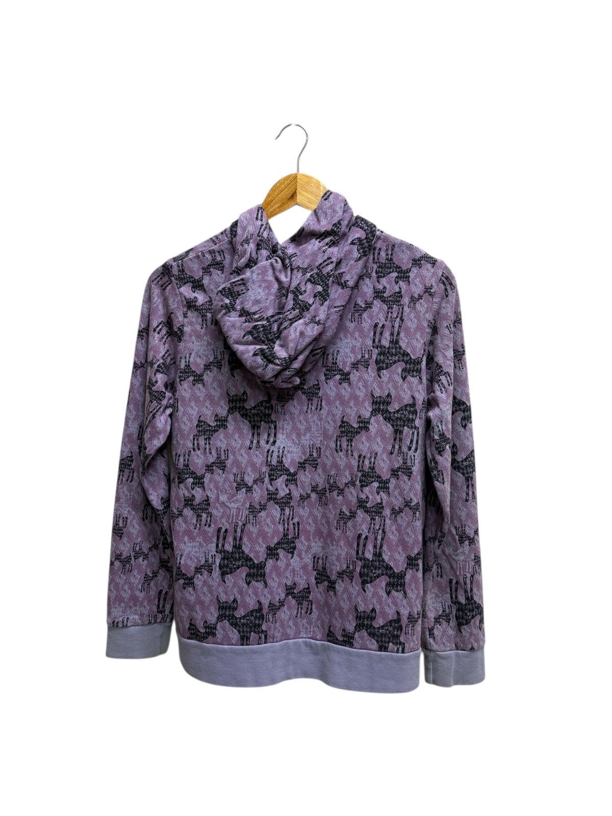 Uniqlo Ivanahelsinki Uniqlo Black Cat Patern Zipper Sweater Hoodie Size US S / EU 44-46 / 1 - 2 Thumbnail