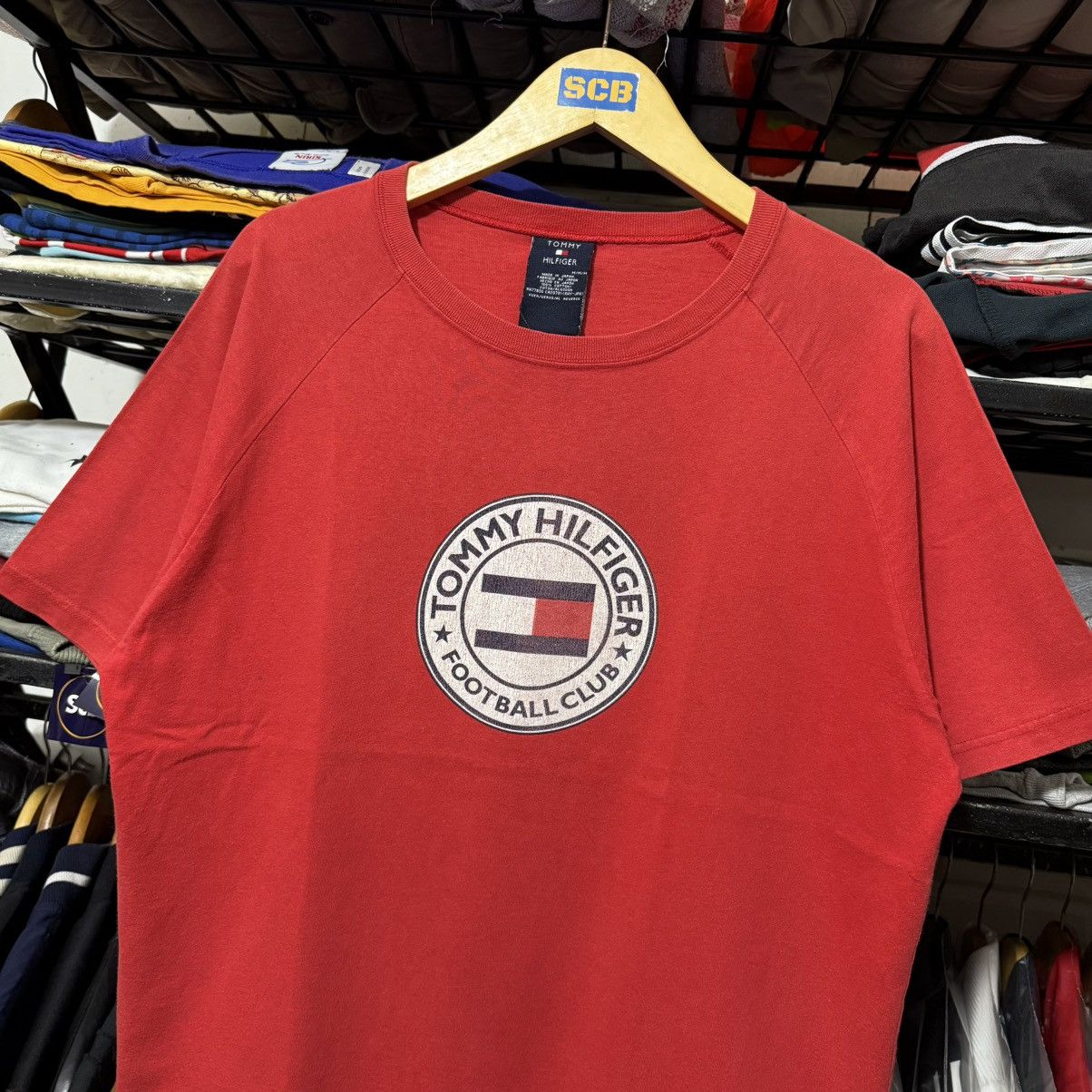Tommy Hilfiger Vintage tommy hilfiger football club t shirt Size US M / EU 48-50 / 2 - 2 Thumbnail