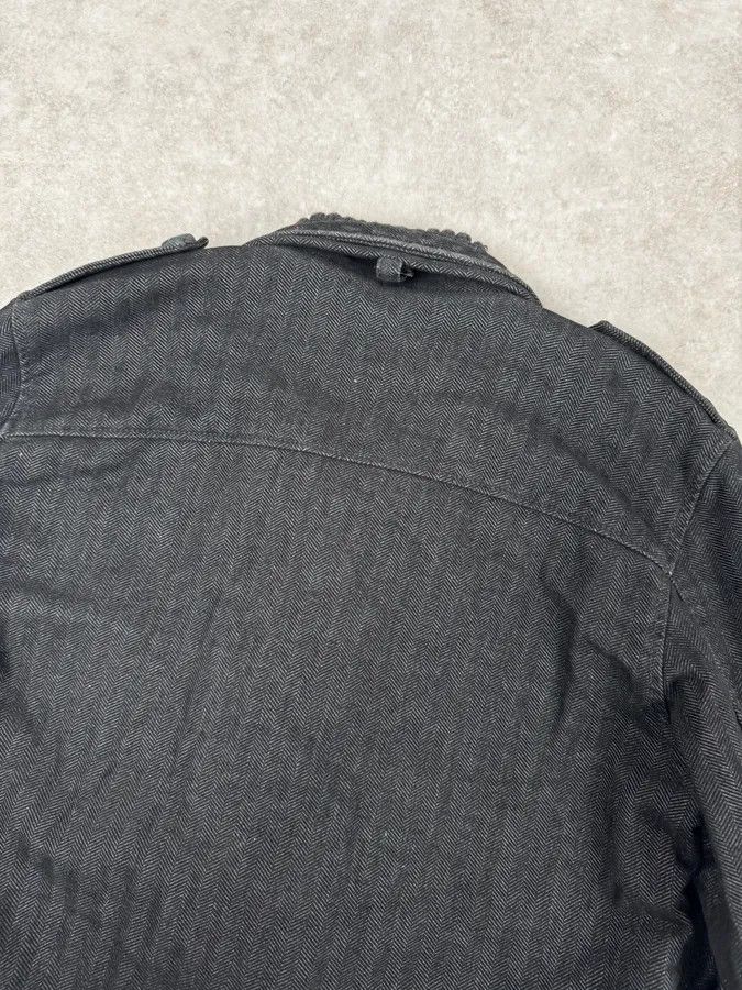 Gianfranco Ferre AW2006 Gianfranco Ferré Grey Officer Buttoned Bomber Jacket Size 42R - 7 Thumbnail