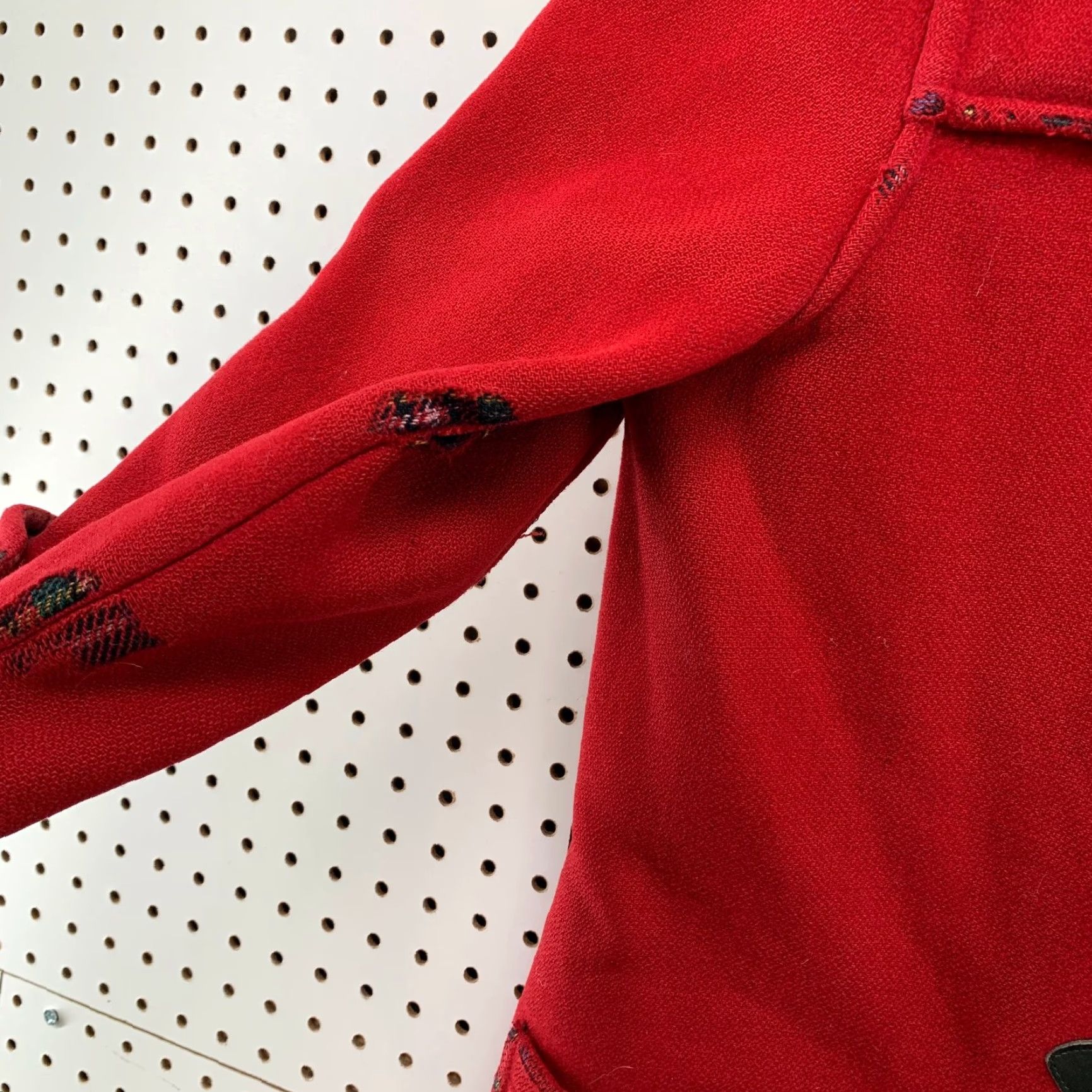 Brooks Brothers VINTAGE Brooks Brothers Wool Duffle Coat Womens XS Red Plaid Hooded Lined Winter Style Overcoat Women XS Red Brooks Brothers Coat Size XS / US 0-2 / IT 36-38 - 7 Thumbnail