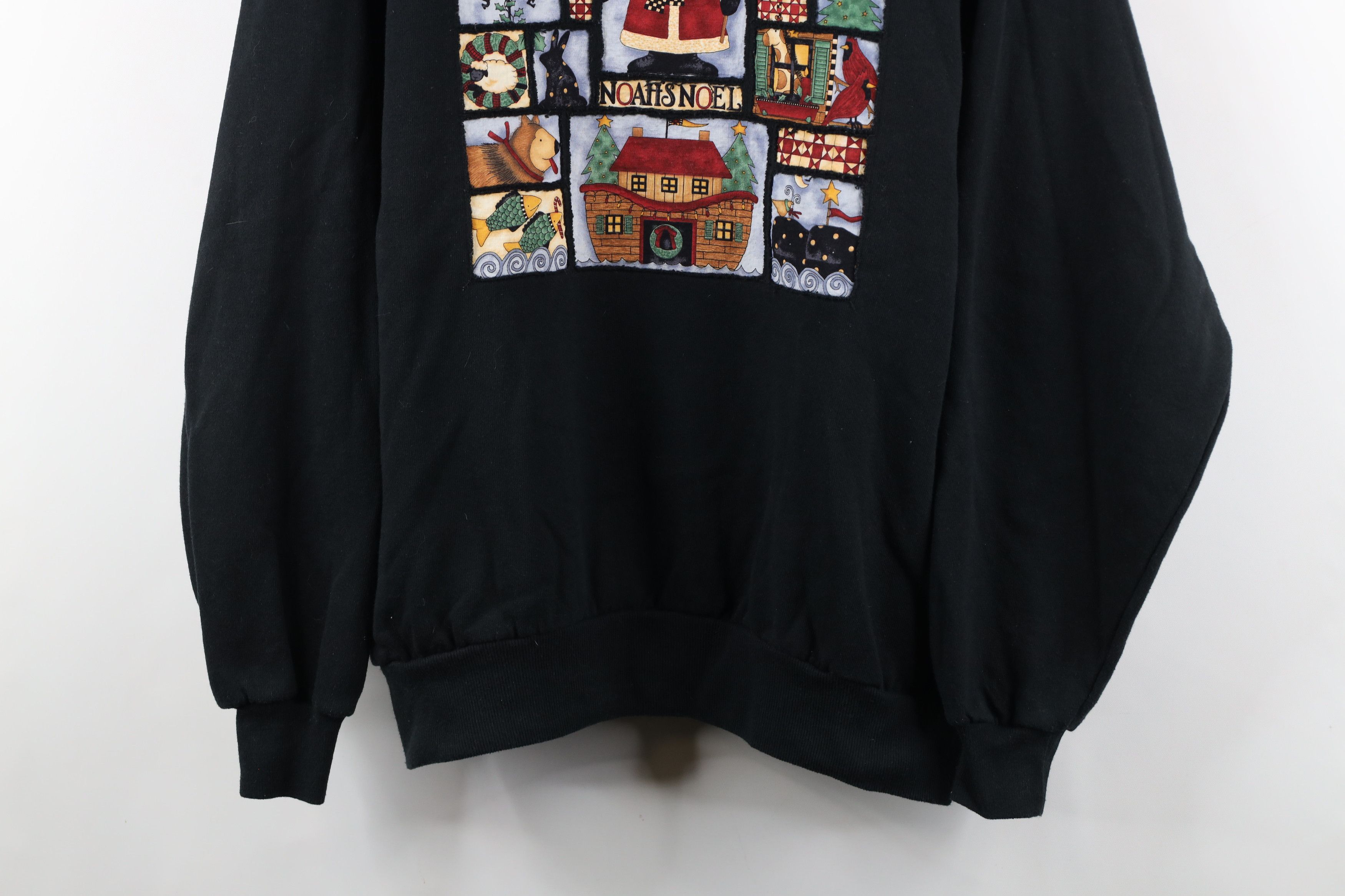 Vintage Vintage 90s Christmas Noahs Ark Crewneck Sweatshirt Size XXL / US 16-18 / IT 52-54 - 3 Thumbnail
