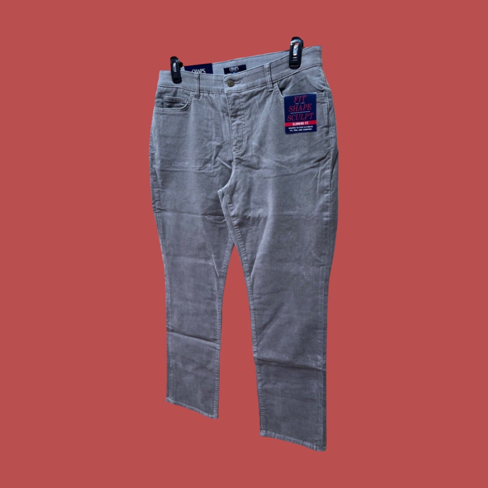 Chaps Chaps - women’s fit shape sculpt pants - slimming fit- Grey Size 36" / US 14 / IT 50 - 13 Thumbnail