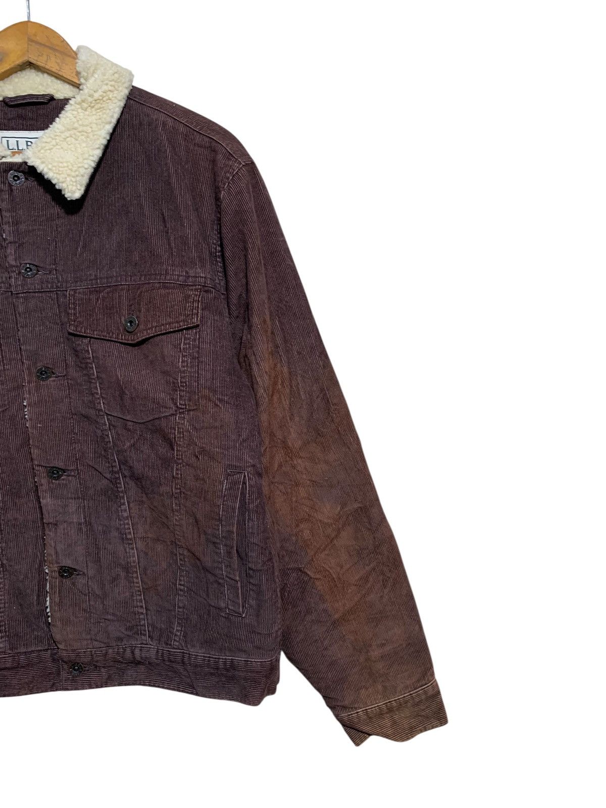 L.L. Bean 🔥VTG L.L BEAN CORDUROY SHERPA JACKETS BROWN Size US M / EU 48-50 / 2 - 4 Thumbnail