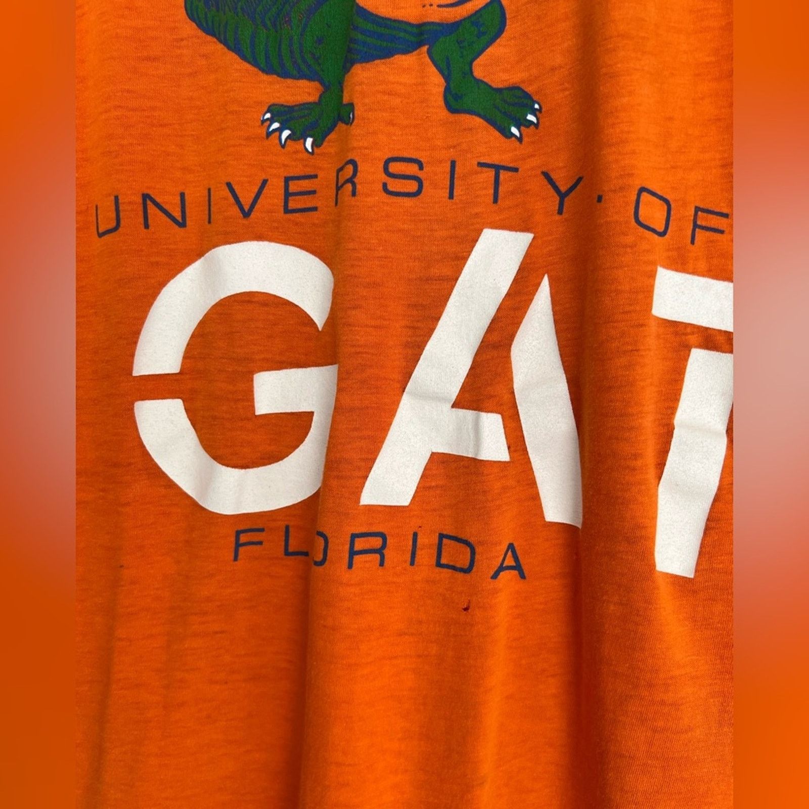 Jerzees Vintage '84 Florida Gators AOP SINGLE STITCH SOFT SHIRT RARE Size US L / EU 52-54 / 3 - 3 Thumbnail