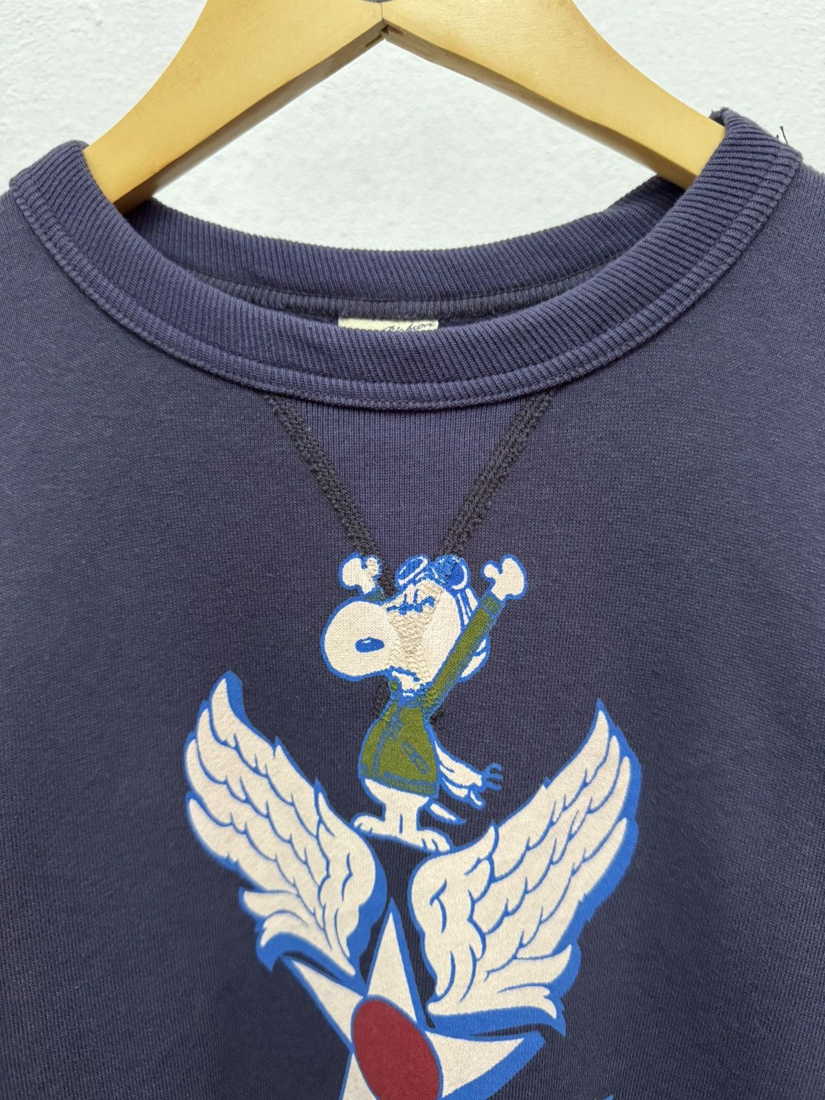 Buzz Rickson's × Japanese Brand × Peanuts Buzz Rickson’s x Peanuts U.S Air Force Sweatshirt Size US M / EU 48-50 / 2 - 2 Thumbnail