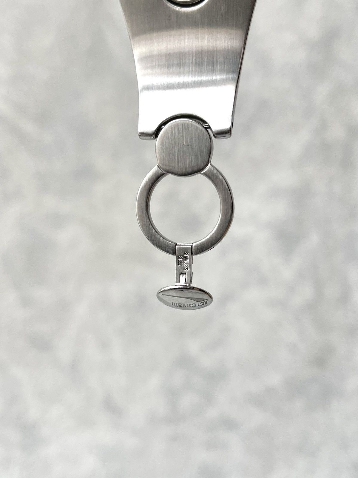 Just Cavalli Just Cavalli Archive Y2K Metal Link Tech Watch Silver Cyber Size ONE SIZE - 9 Thumbnail