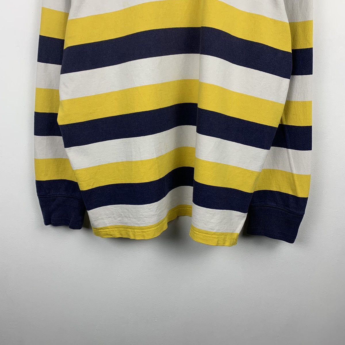 Polo Ralph Lauren Vintage Polo Ralph Lauren Striped Rugby Shirt Long Sleeve Size US XL / EU 56 / 4 - 3 Thumbnail