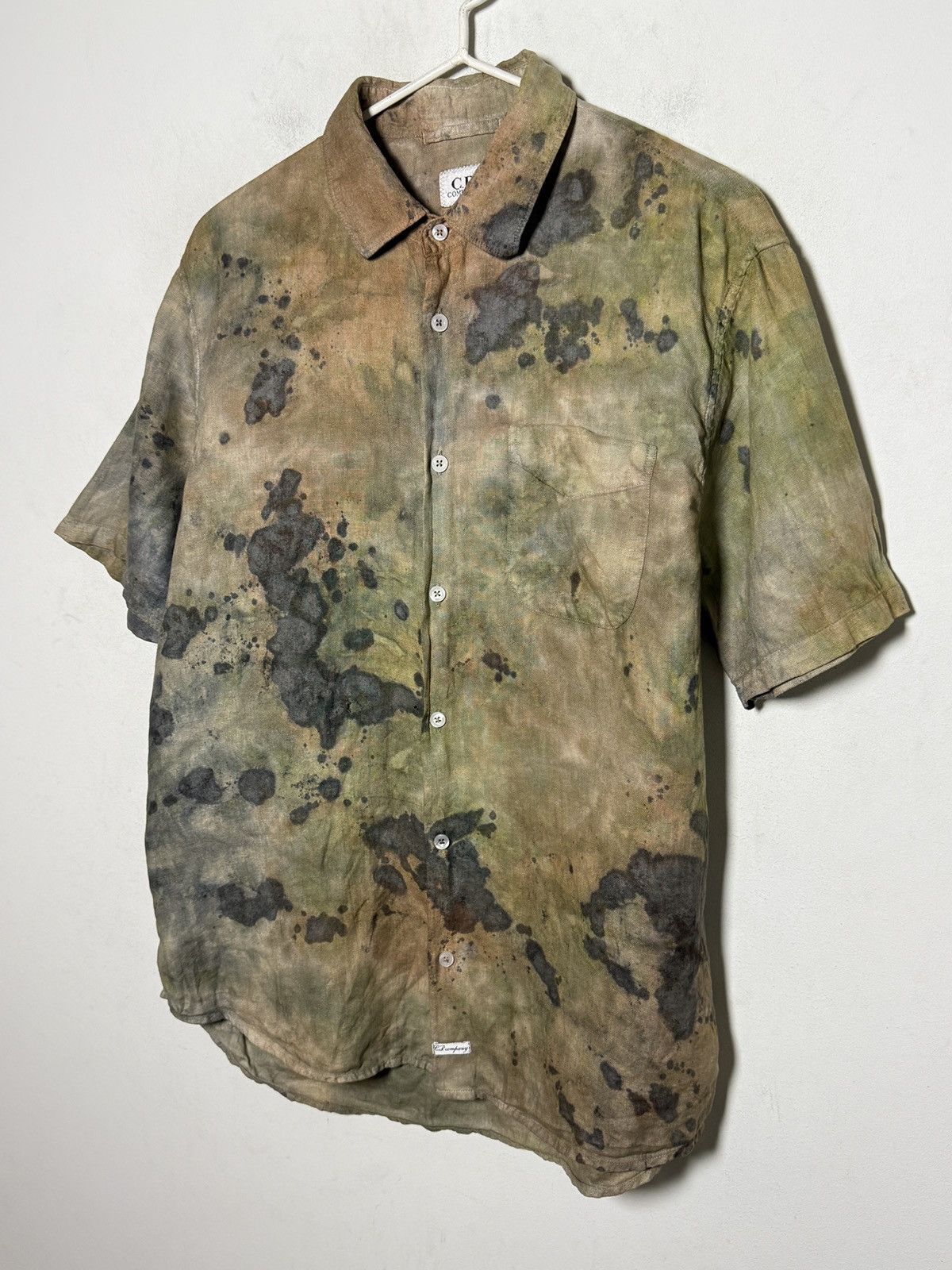 C.P. Company C.P. Company short sleeve button-up linen shirt Size US L / EU 52-54 / 3 - 2 Thumbnail