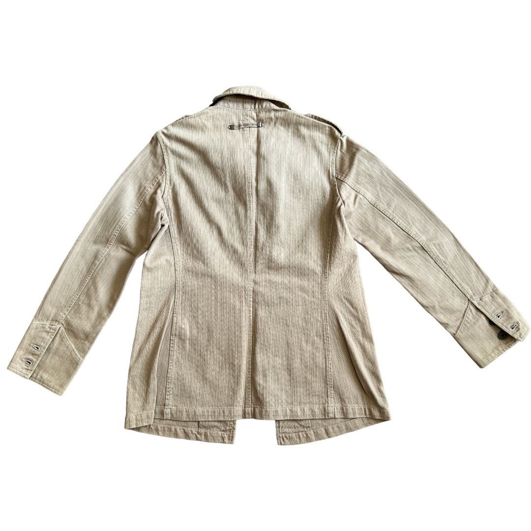 Calvin Klein Calvin Klein Beige Collared Long Sleeve Jocket, M Size M / US 6-8 / IT 42-44 - 3 Thumbnail