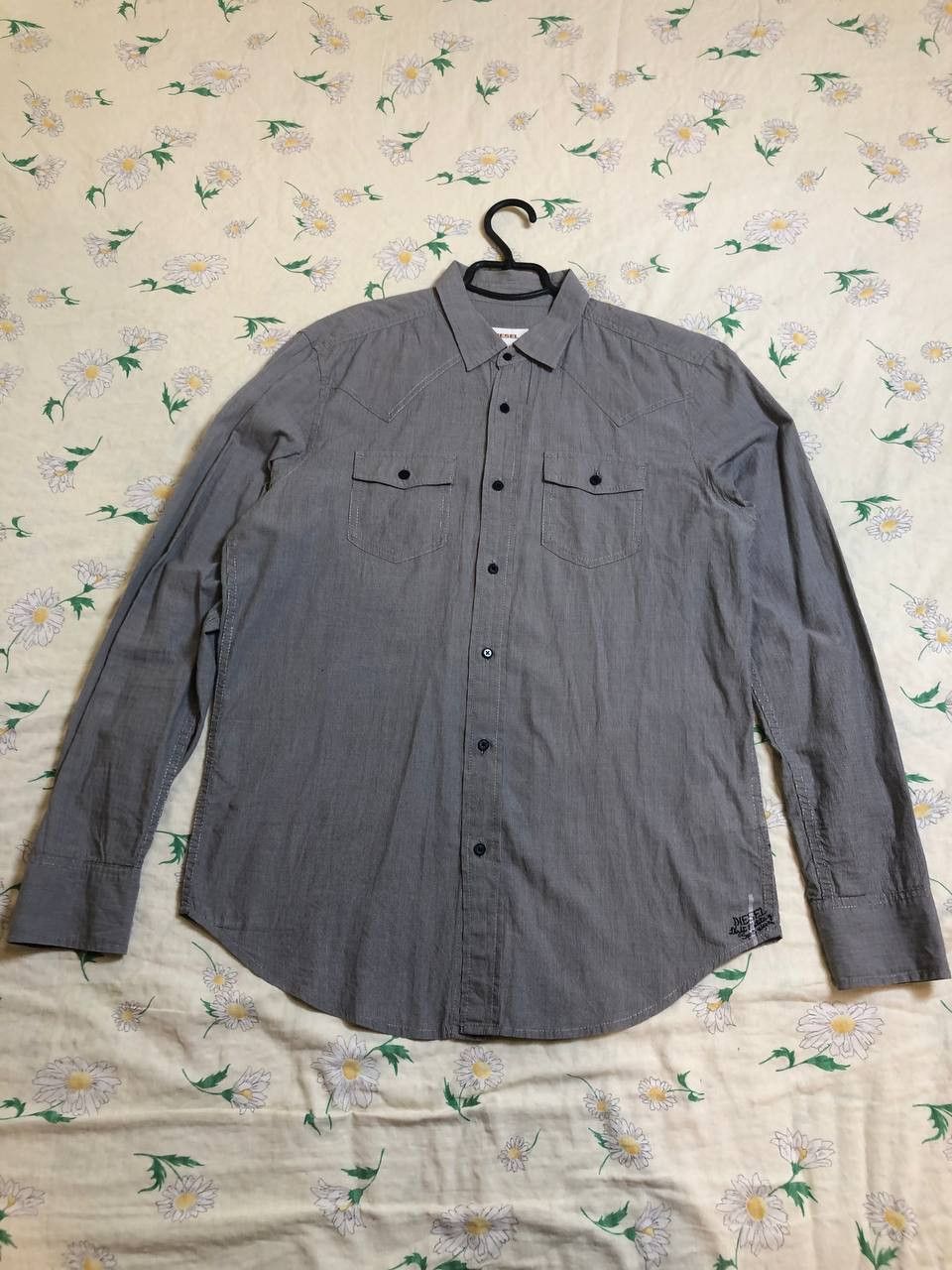 Diesel Diesel 100% cotton button down men's shirt Size US M / EU 48-50 / 2 - 1 Thumbnail
