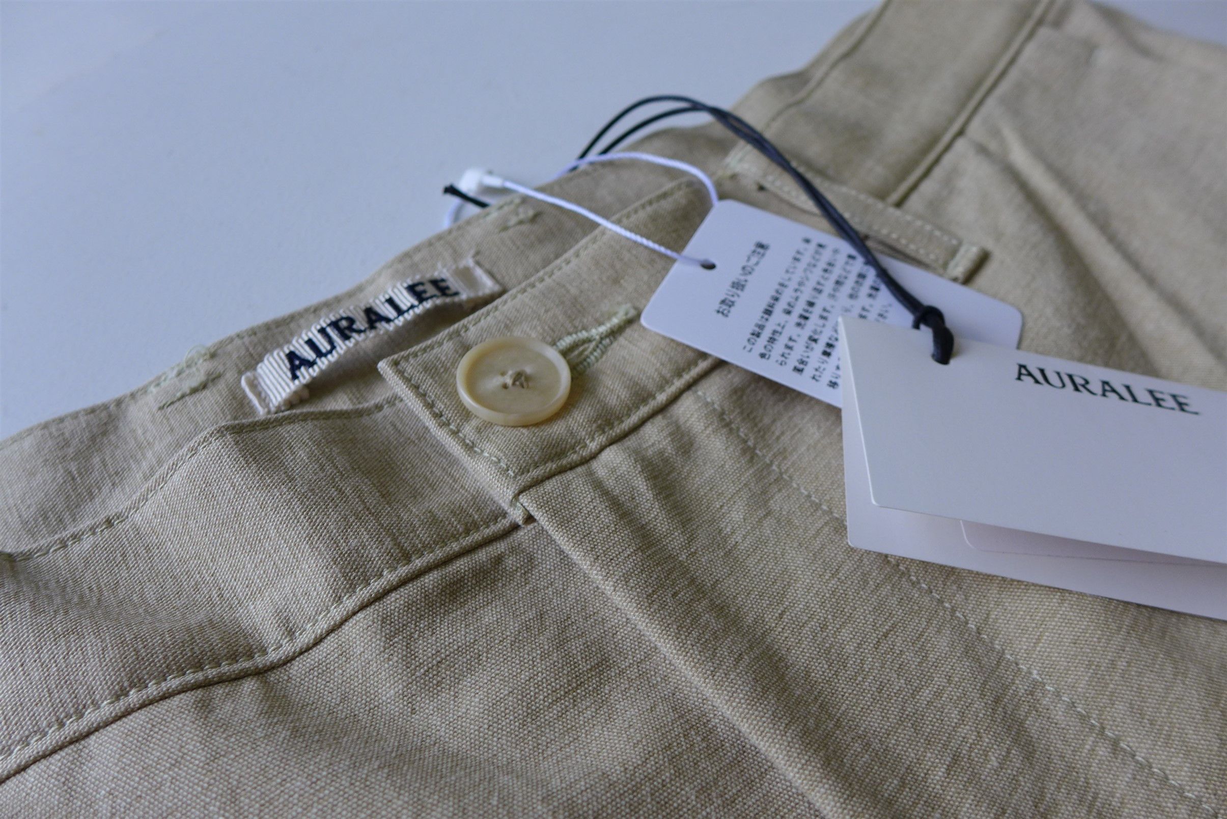 Auralee Auralee Washed Hard Twist Canvas Pants - Khaki Beige Cotton Size US 30 / EU 46 - 9 Thumbnail