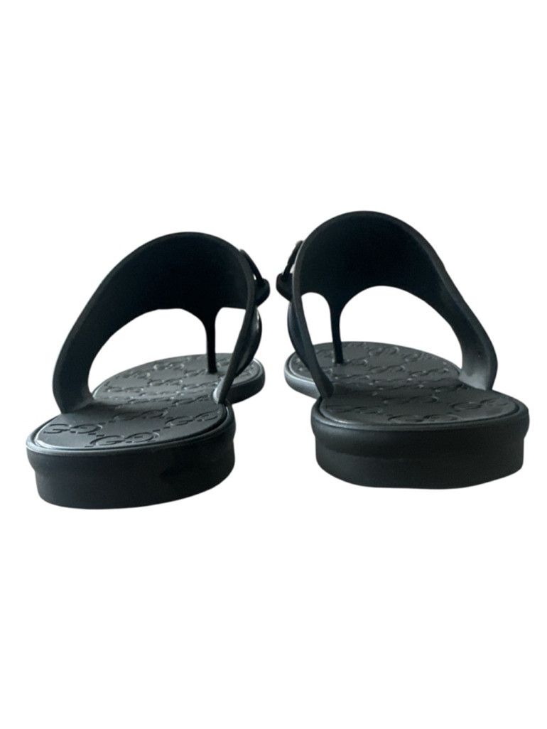 Gucci Gucci Minorca Horsebit Rubber Sandal Size 7.5 women’s Size US 7.5 / IT 37.5 - 4 Thumbnail