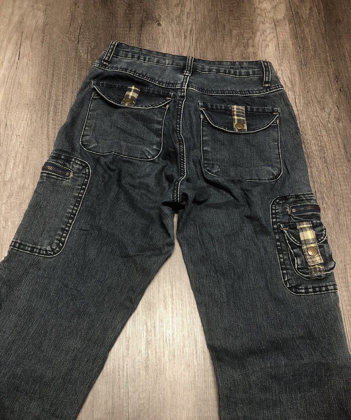 Designer × Japanese Brand Vintage Sun Rose Bush Pant Stretchable Jeans Size 27" / US 4 / IT 40 - 4 Thumbnail