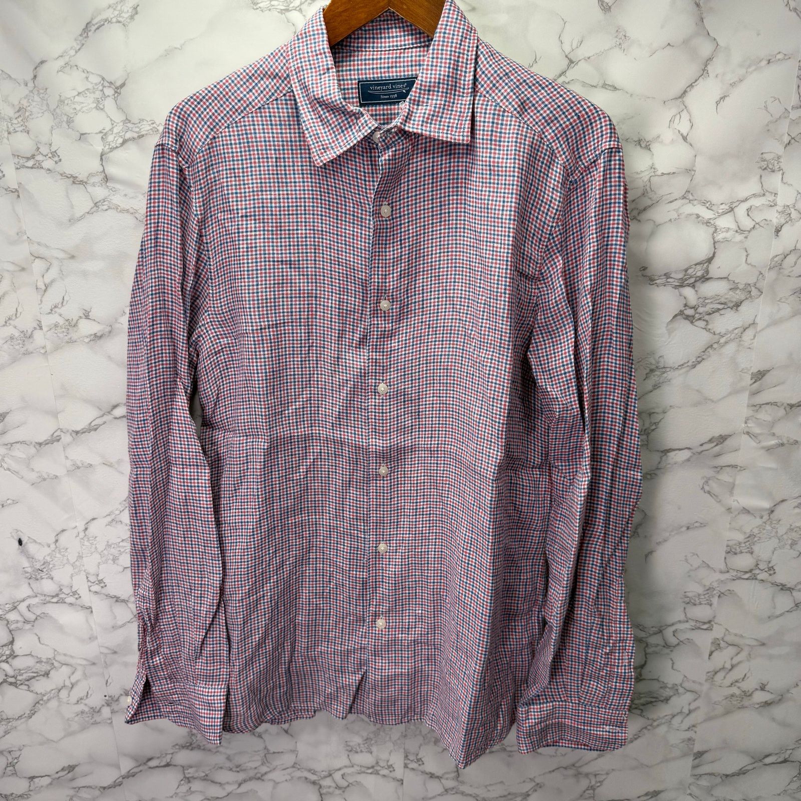 Vineyard Vines Vineyard Vines Men's Shirt sz M 100% Linen Casual #H354 Size US M / EU 48-50 / 2 - 7 Thumbnail