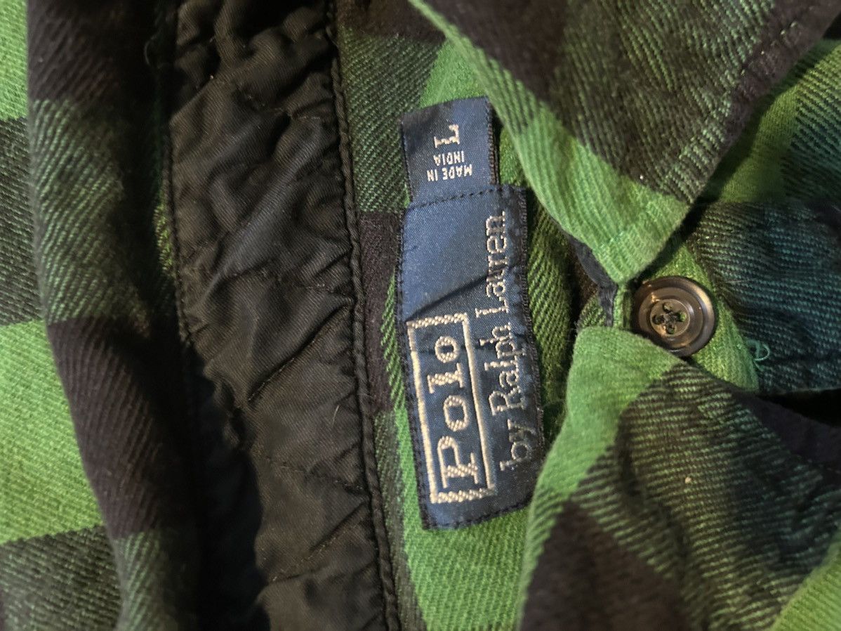 Polo Ralph Lauren Polo Ralph Lauren black and green flannel button shirt Size US L / EU 52-54 / 3 - 3 Thumbnail