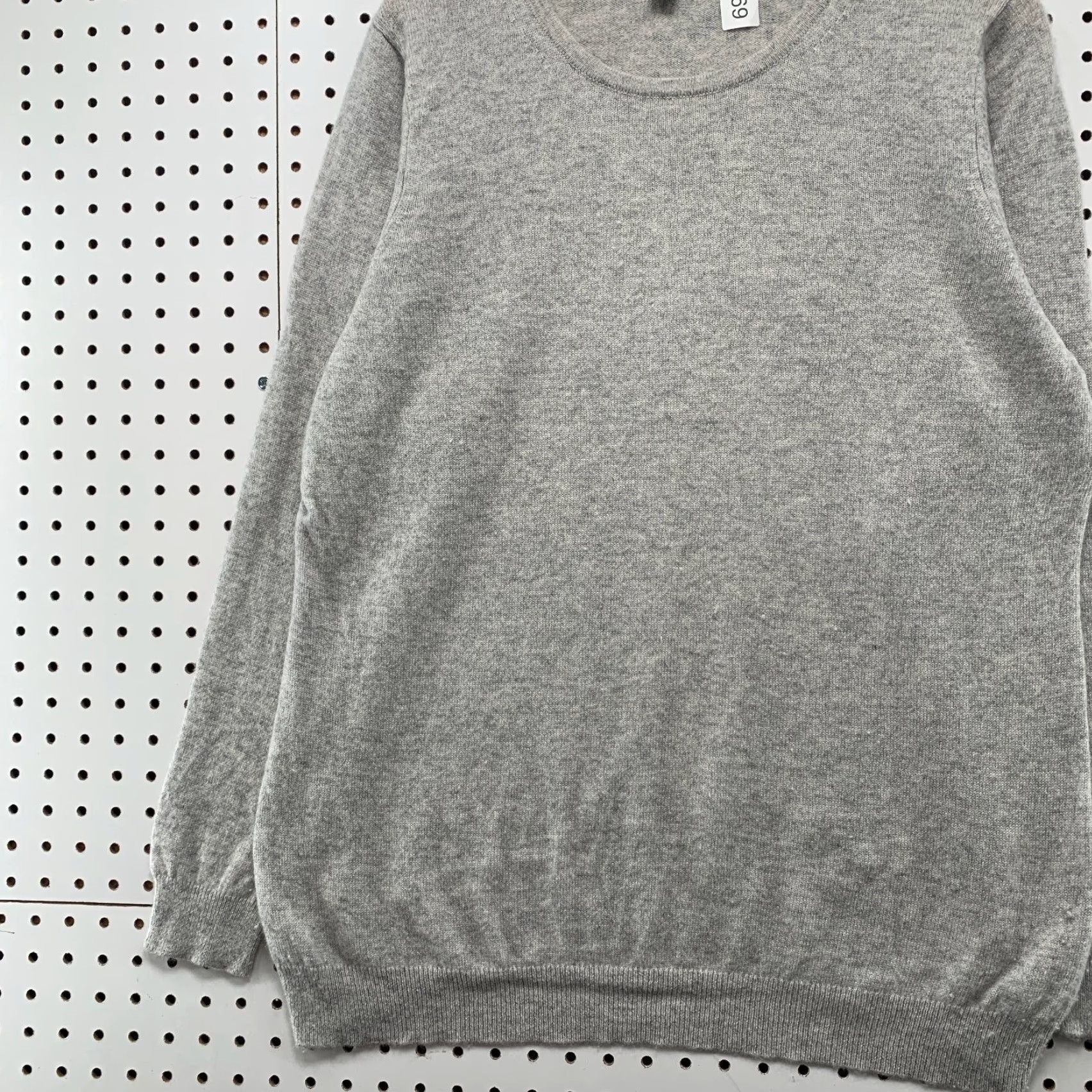 Charter Club Charter Club Sweater 2X Gray Cashmere Pullover Womens Dolman Knit Round Neck Long Sleeve Casual Winter Fall Spring Pullover Vintage No Size XXL / US 16-18 / IT 52-54 - 5 Thumbnail