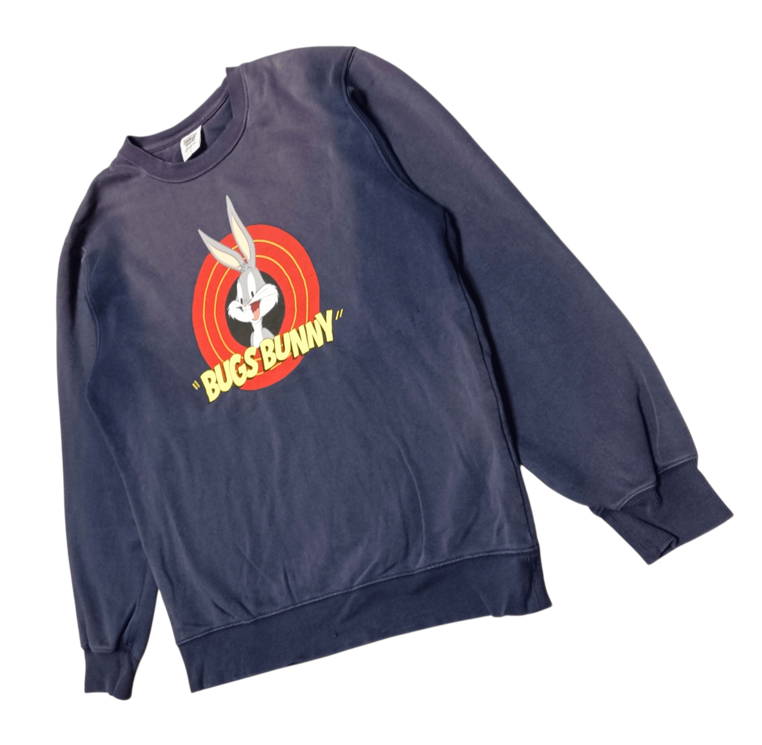 Warner Bros Sunfaded Vtg Bug Bunny Warner bros Cartoon Sweatshirt Size US L / EU 52-54 / 3 - 2 Thumbnail