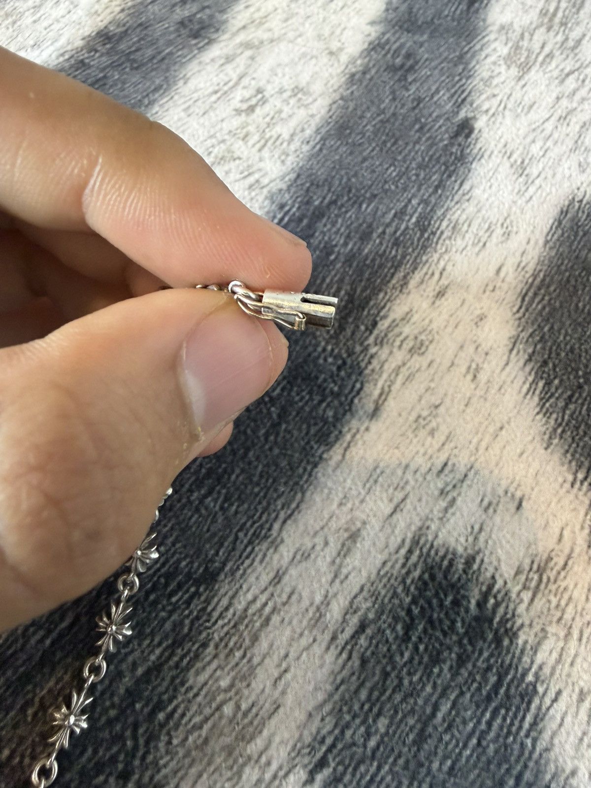 Chrome Hearts Chrome Hearts Tiny E Bracelet in Silver - 12 Links Size ONE SIZE - 8 Thumbnail