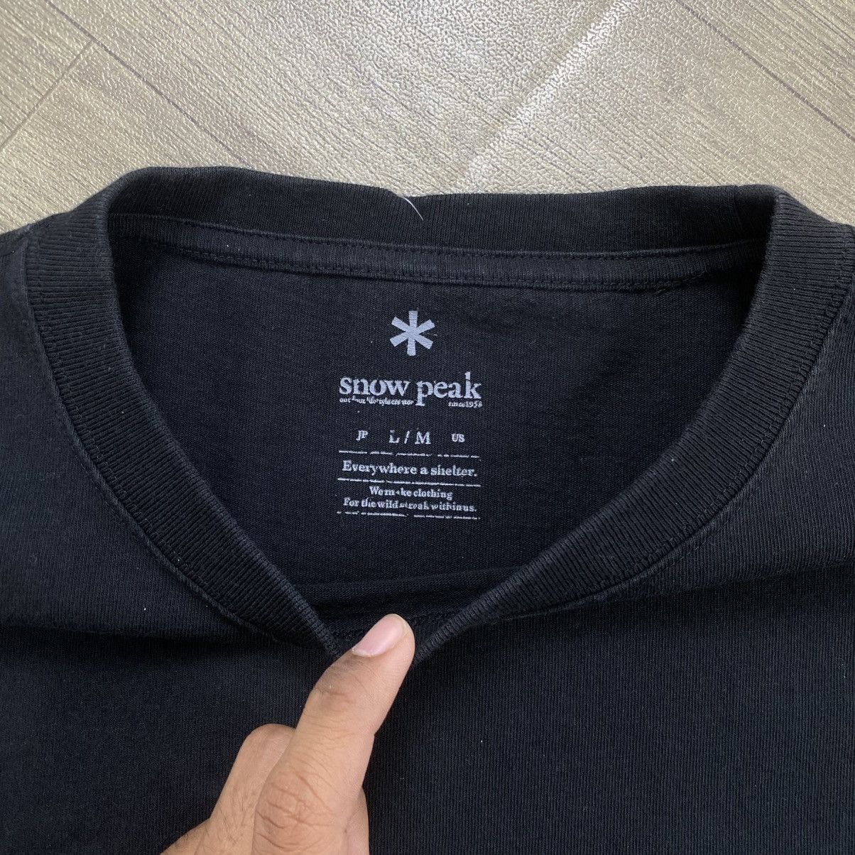 Snow Peak 2000s Snow Peak USA Anniversary 60th Spellout Logo Tee Size US M / EU 48-50 / 2 - 4 Thumbnail