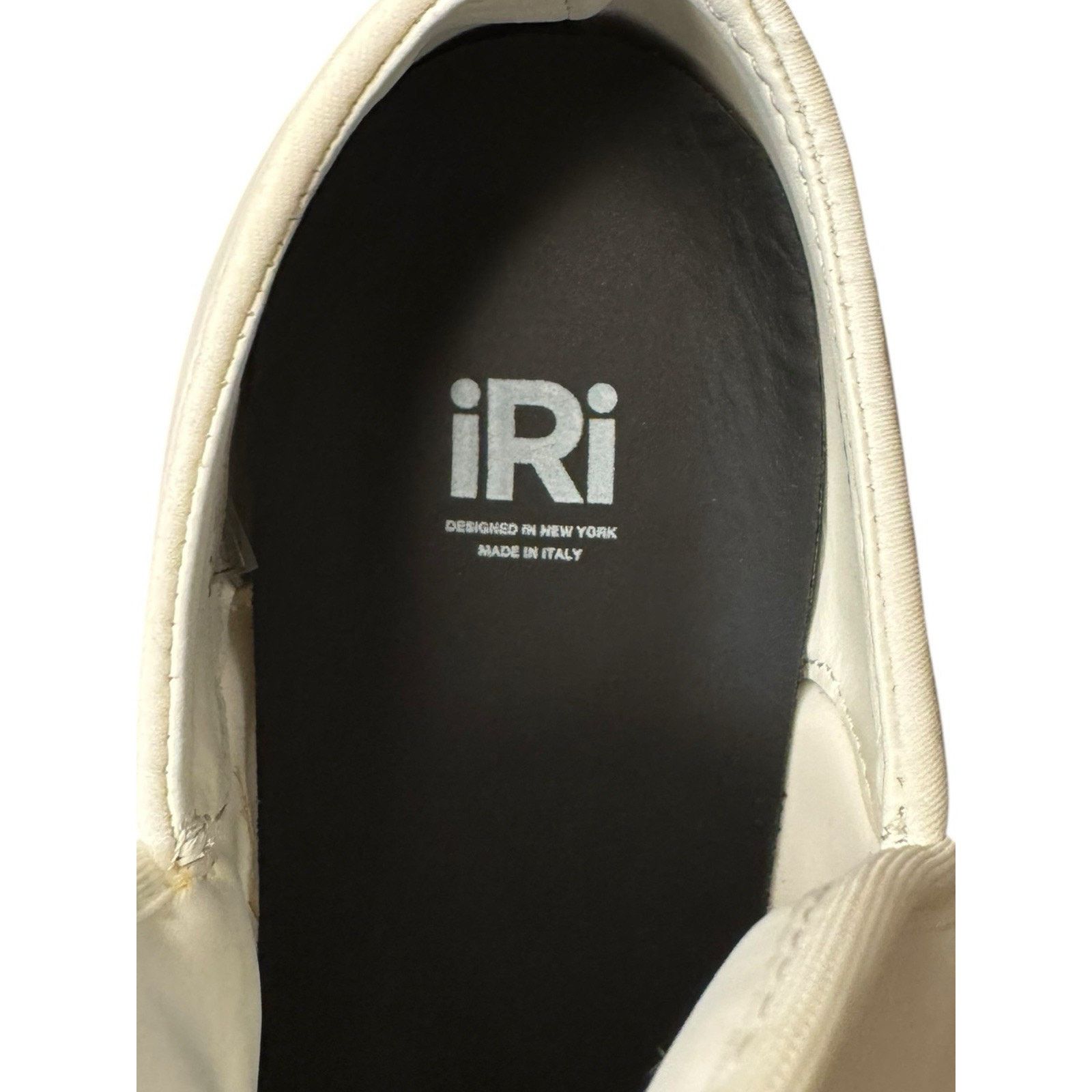 Other iRi NYC WES White Neoprene Streetwear Sneakers Unisex Size US 11 / IT 41 - 6 Thumbnail