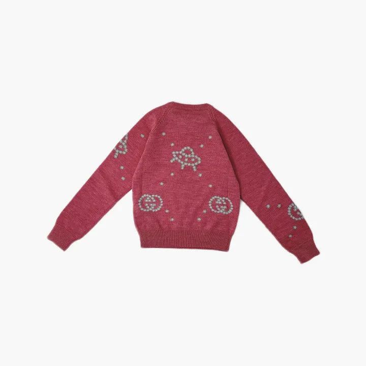 Gucci Gucci Gucci Kids Embroidered Cartoon Flower Sweater -2506 Size US M / EU 48-50 / 2 - 3 Thumbnail
