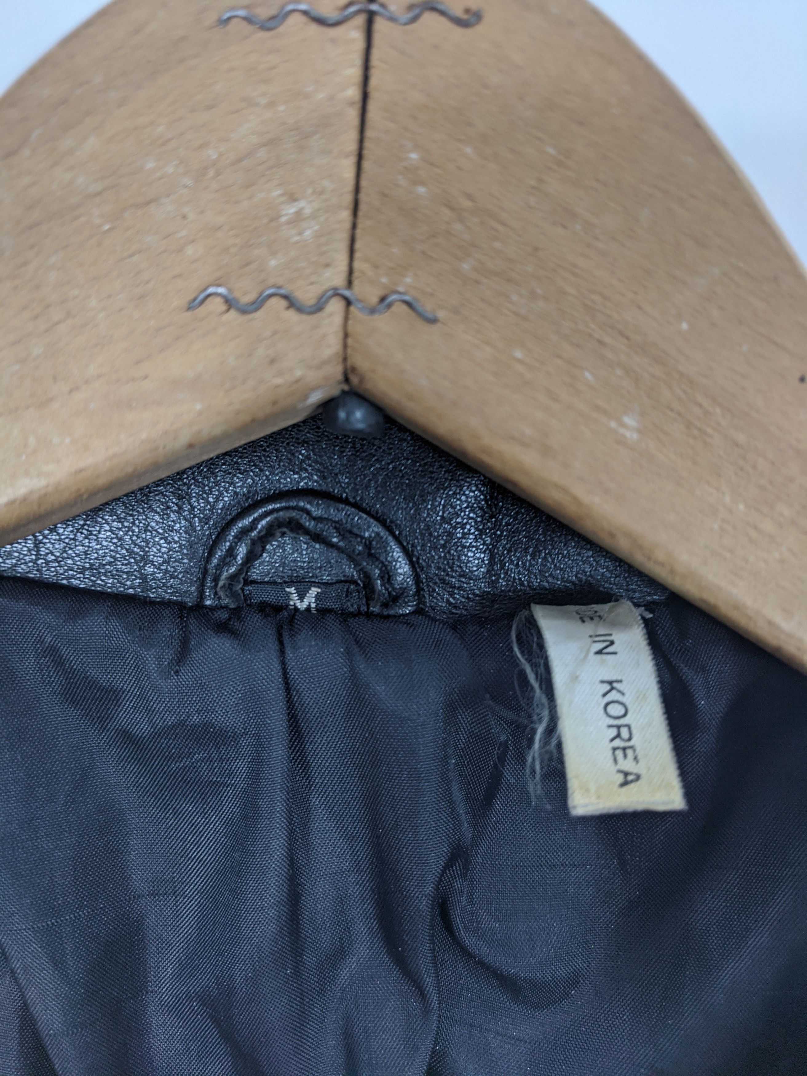 Vintage Vintage 80s Japanese Leather Jacket Zipper J0343 Size US M / EU 48-50 / 2 - 8 Thumbnail