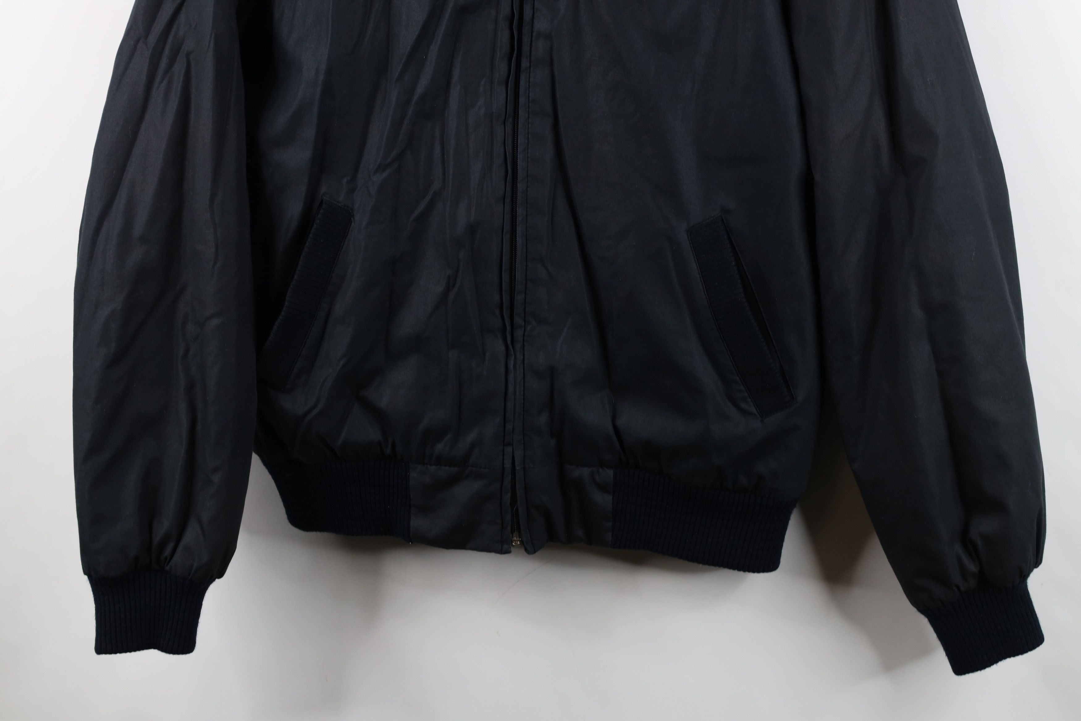 Vintage Vintage 90s Streetwear Cafe Racer Bomber Jacket Black Size US M / EU 48-50 / 2 - 3 Thumbnail