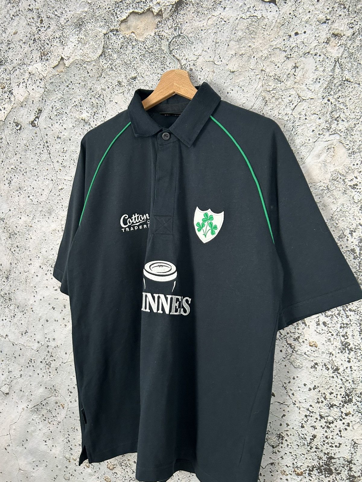 Vintage Vintage Ireland Rugby Jersey 90s Guinness Rare Sportswear Size US M / EU 48-50 / 2 - 2 Thumbnail