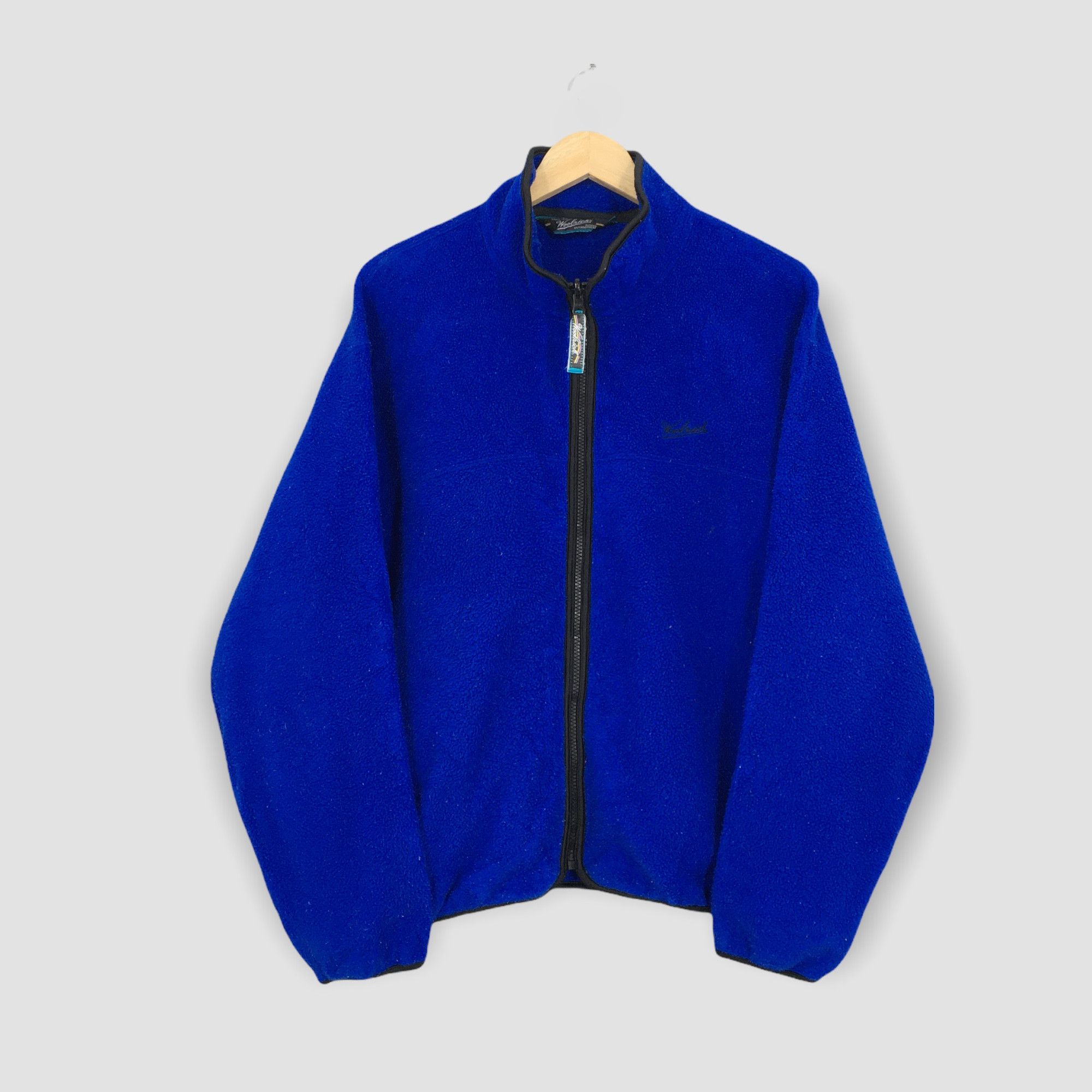 Polartec × Vintage × Woolrich Woolen Mills Vintage Woolrich Polartec Fleece Blue Sweatshirt Large Size US L / EU 52-54 / 3 - 1 Thumbnail