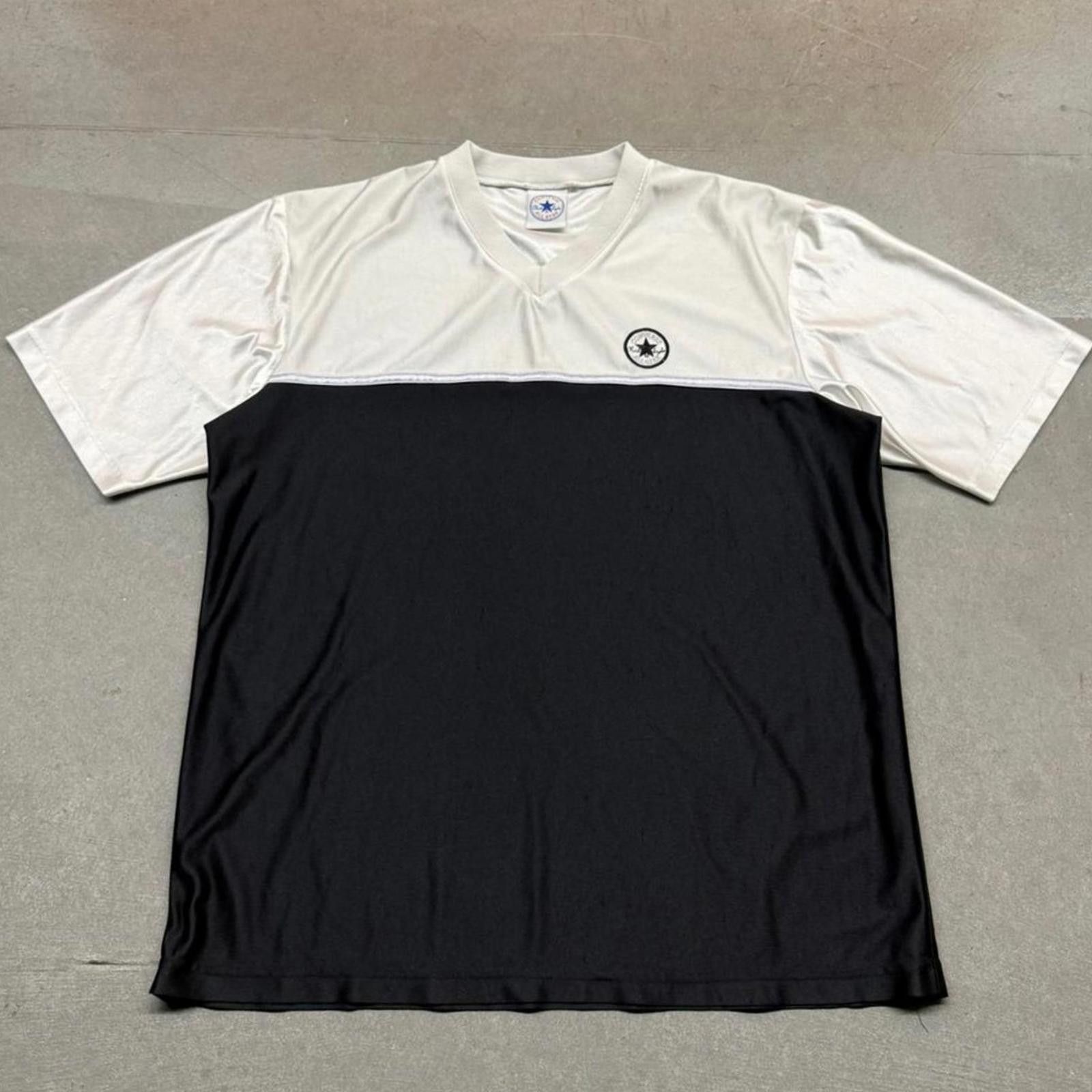Converse Vintage 90s Converse All Star Jersey Single Stitch Tshirt XL Size US XL / EU 56 / 4 - 1 Thumbnail