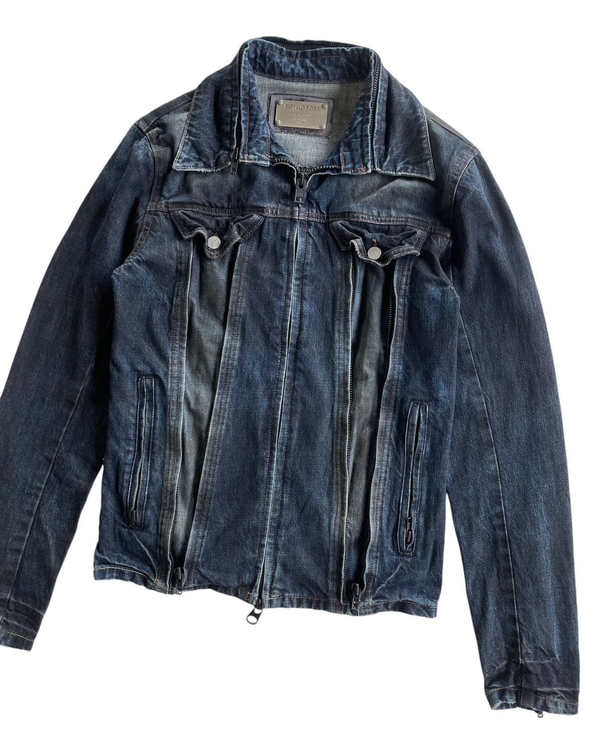 BUFFALO BOBS Buffalo Bobs Dirty Waxed Denim Jacket Size S / US 4 / IT 40 - 5 Thumbnail