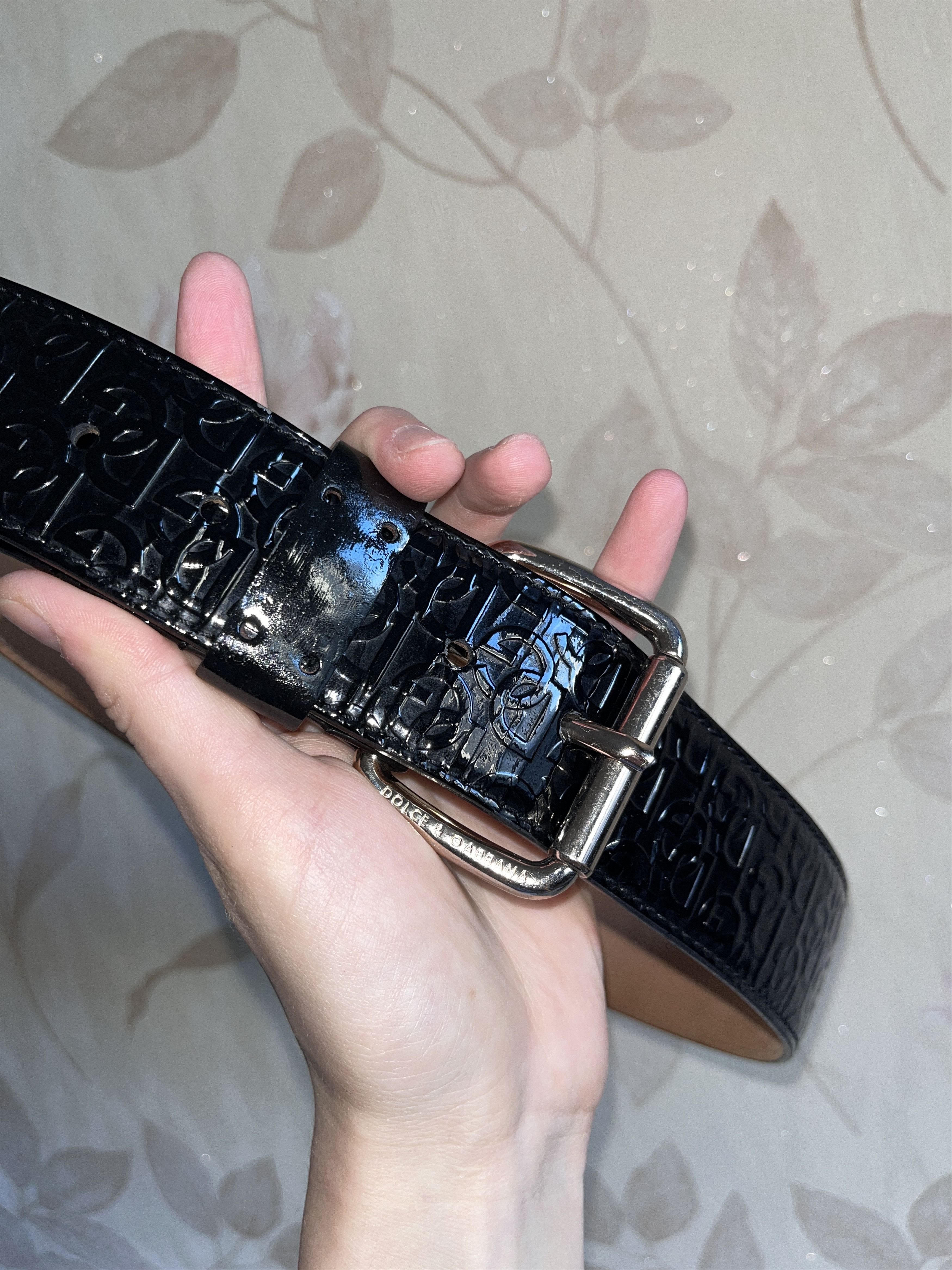 Dolce & Gabbana Vintage Dolce Gabbana Metal Big Logo DG Monogram Belt Y2K Size ONE SIZE - 4 Thumbnail