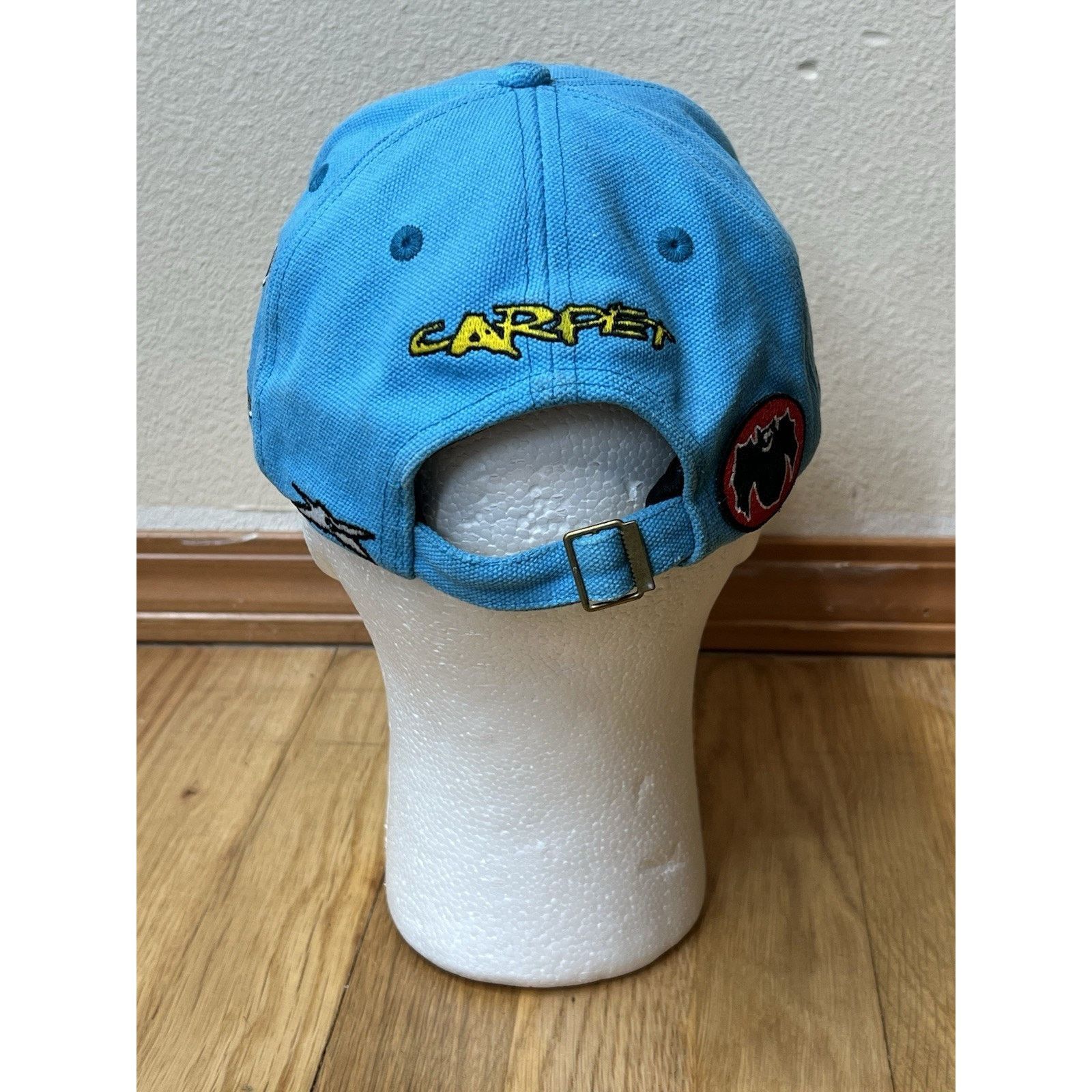 Other Carpet Sucks Company Blue Racing Adjustable Strapback Hat Size ONE SIZE - 4 Thumbnail