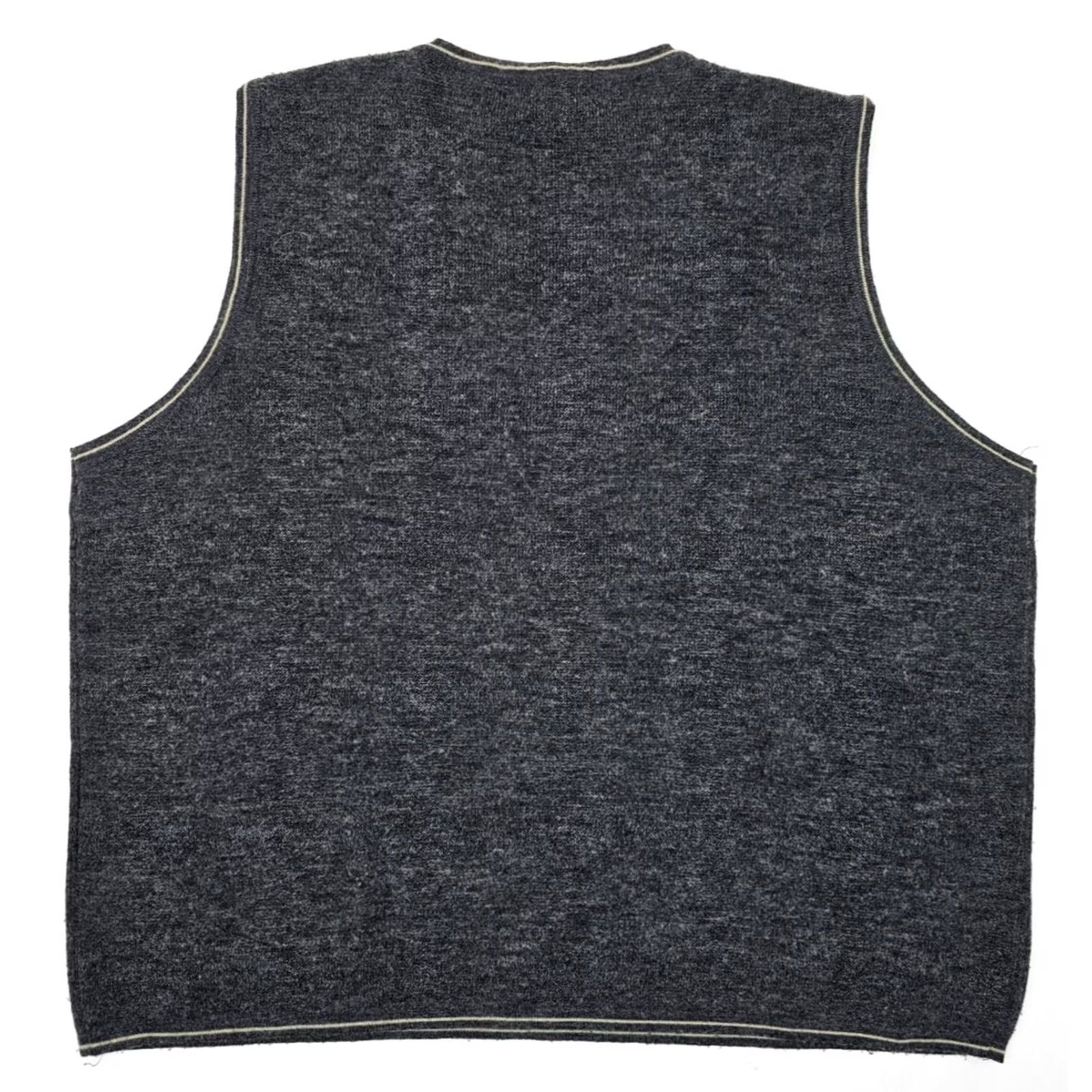 Vintage Vtg Benchline Vest Men L Gray Wool Blend Sleeveless V Neck Heathered Washable Size US L / EU 52-54 / 3 - 7 Thumbnail
