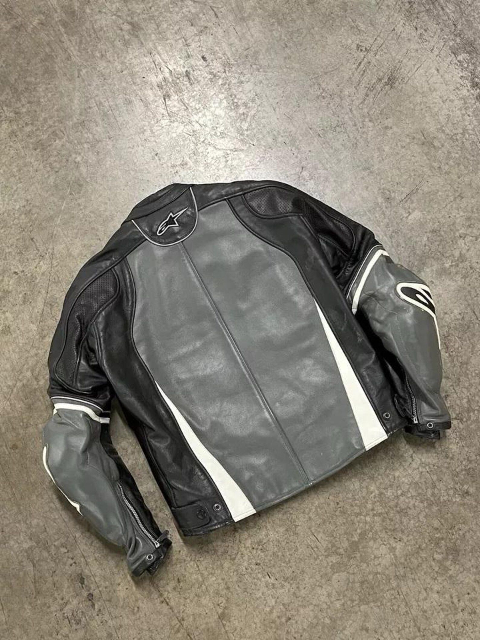 Alpinestars Men's Leather motorbike racing alpinestar jacket biker Size US M / EU 48-50 / 2 - 2 Thumbnail