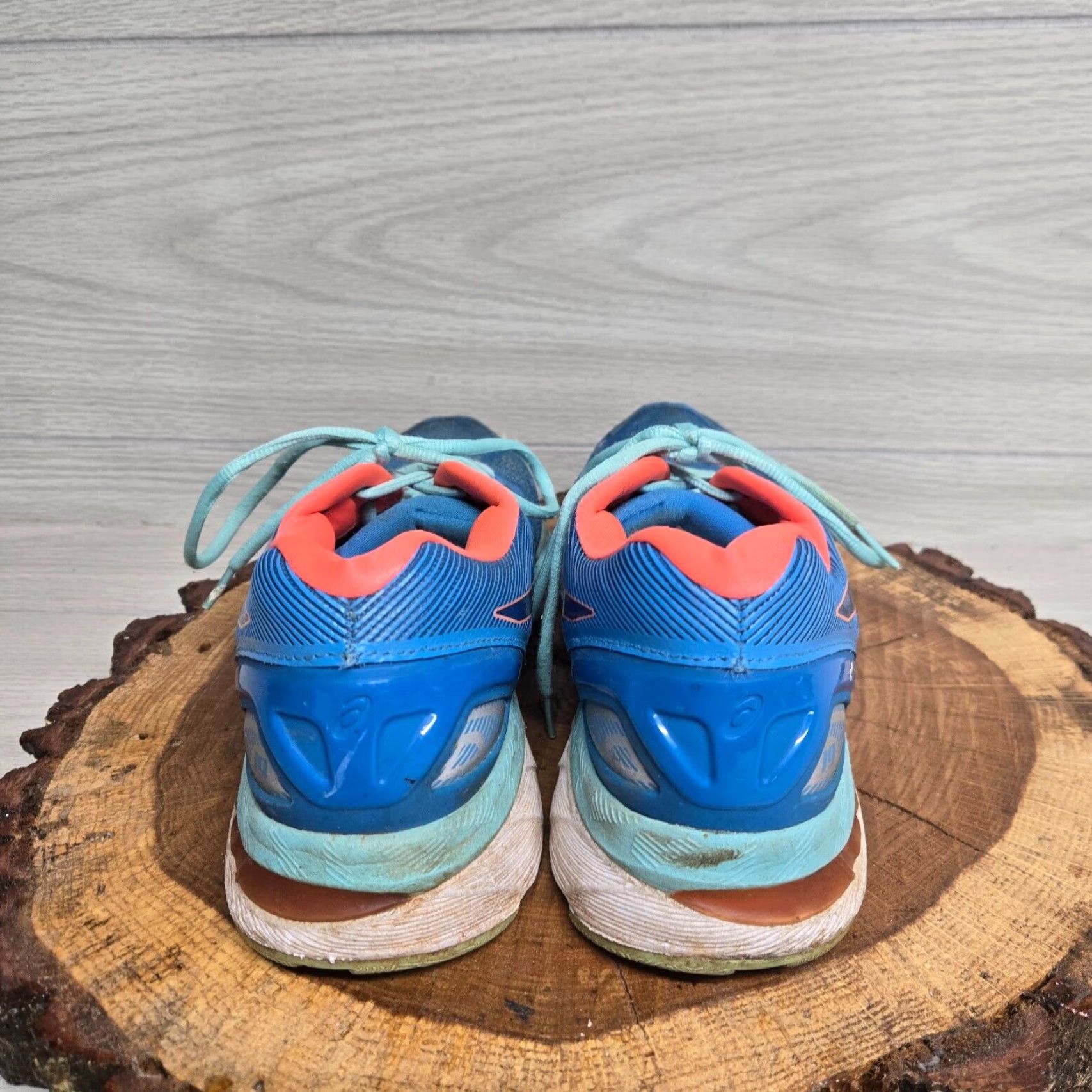 Asics ASICS Womens Gel Nimbus 19 Shoes Blue Running Shoes Lace Up Low Top Size 10 Womens Size L / US 10 / IT 46 - 4 Thumbnail