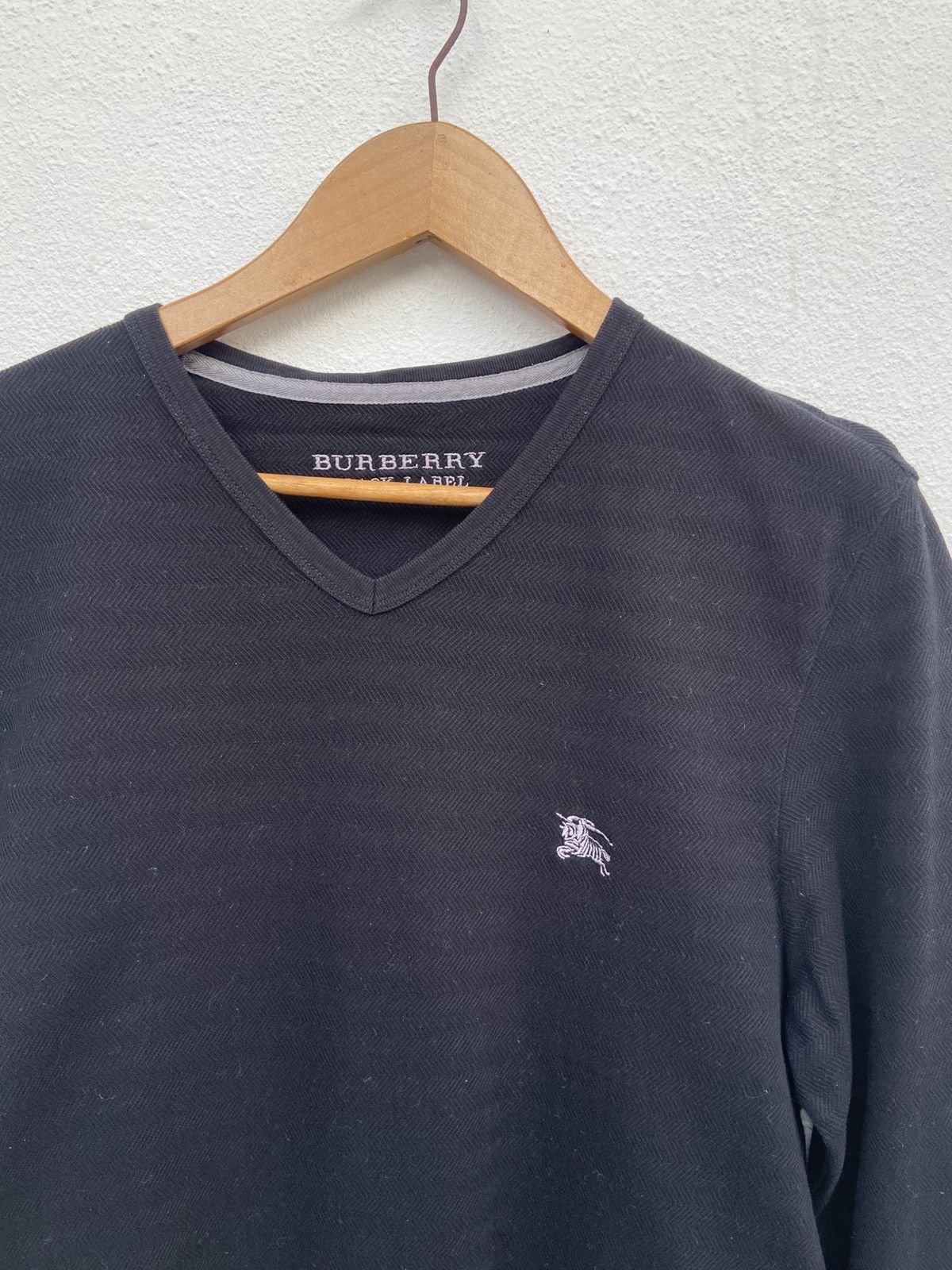 Burberry 🔥 Burberry t shirt long sleeve Burberry Black Label Size US M / EU 48-50 / 2 - 2 Thumbnail