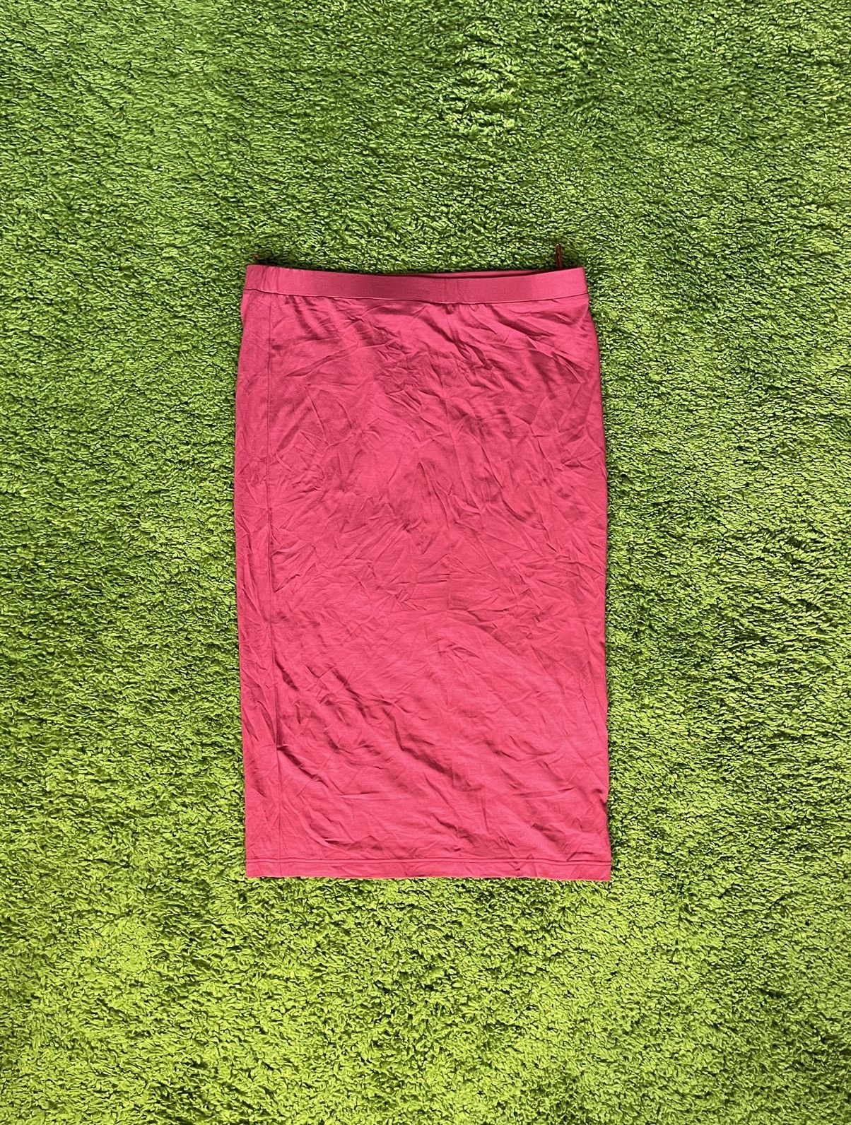 Designer × Max Mara × Weekend Max Mara Max Mara minimalist red midi skirt Size 28" / US 6 / IT 42 - 1 Thumbnail