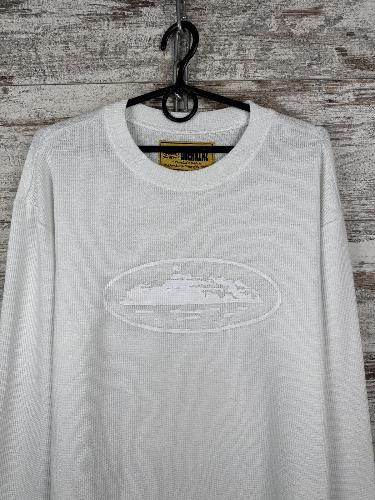 Corteiz Mens Vintage Corteiz waffle sweater longsleeve t-shirt y2k Size US M / EU 48-50 / 2 - 2 Thumbnail