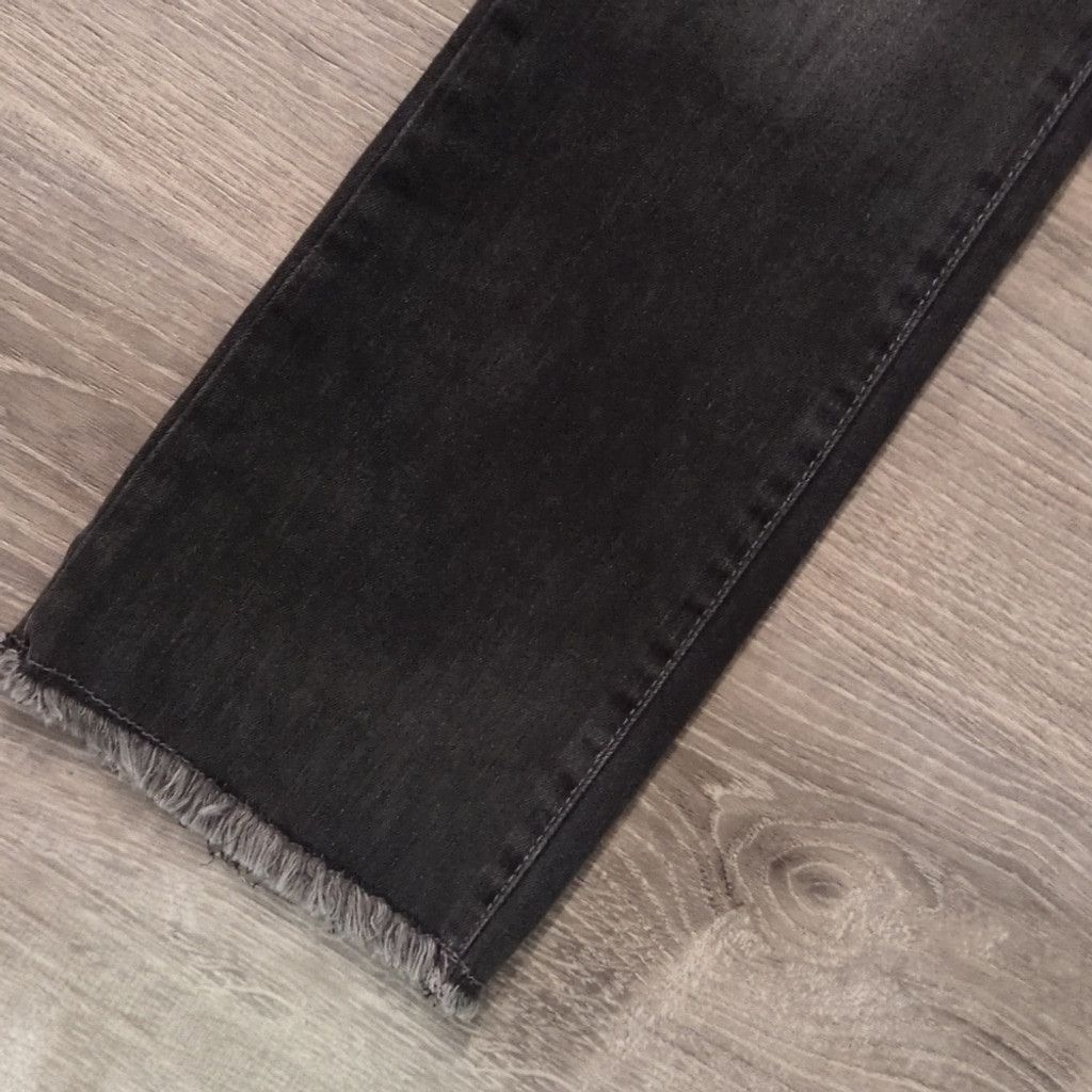 Free People Free People Black Fringe Jeans Size 25 Size 25" / US 0 / IT 36 - 3 Thumbnail