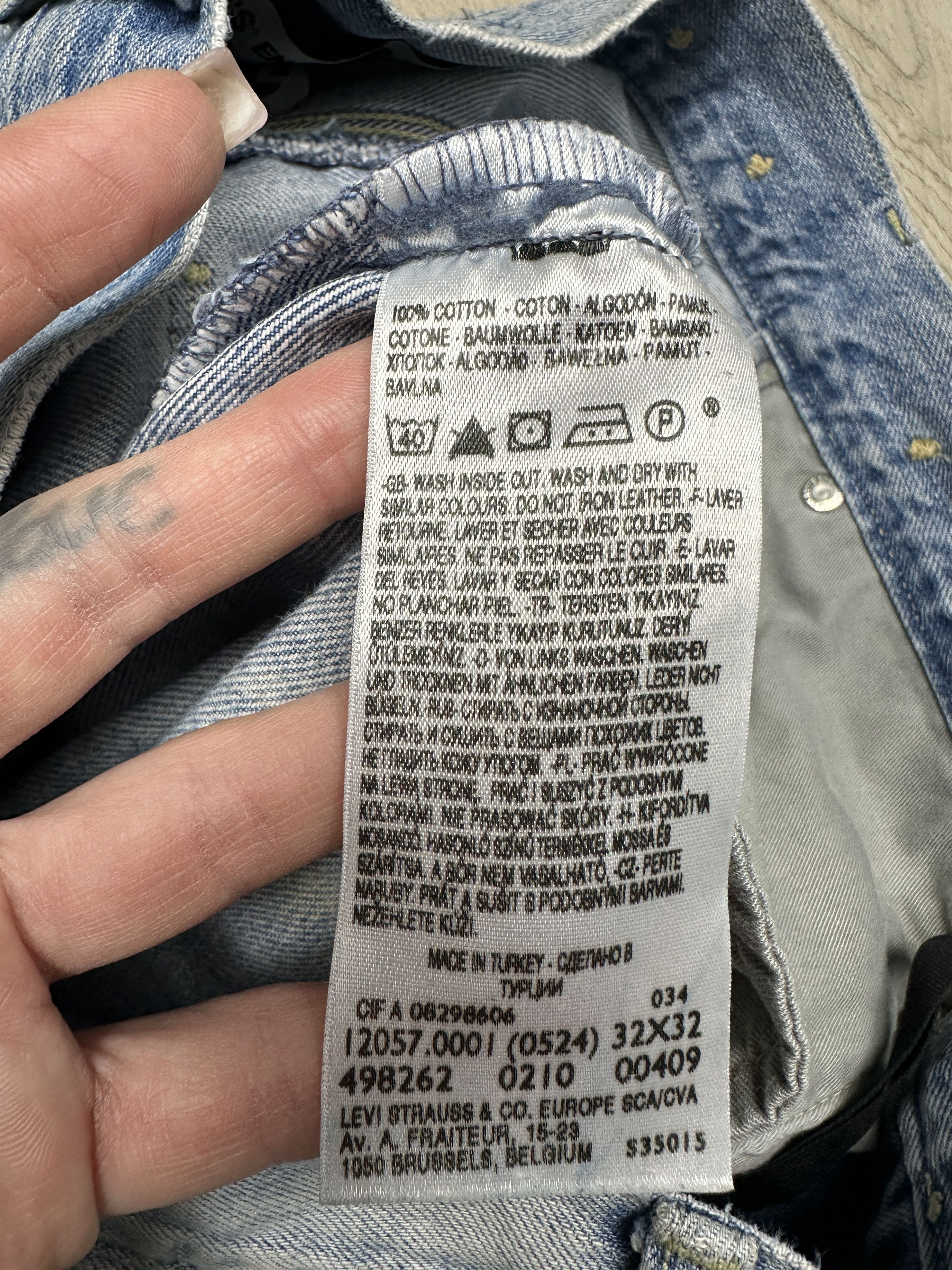 Levi's Levi's Engineered Mens Denim Pants Jeans Size US 32 / EU 48 - 15 Thumbnail