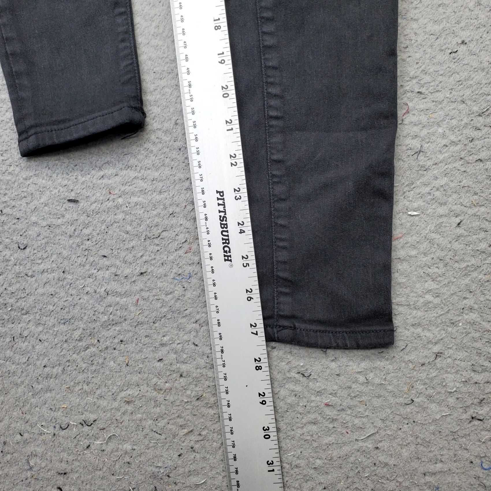 American Eagle Outfitters American Eagle Outfitters Jeans Women's 0 Black Denim Level Stretch Button Fly Jeans Size 25" / US 0 / IT 36 - 4 Thumbnail